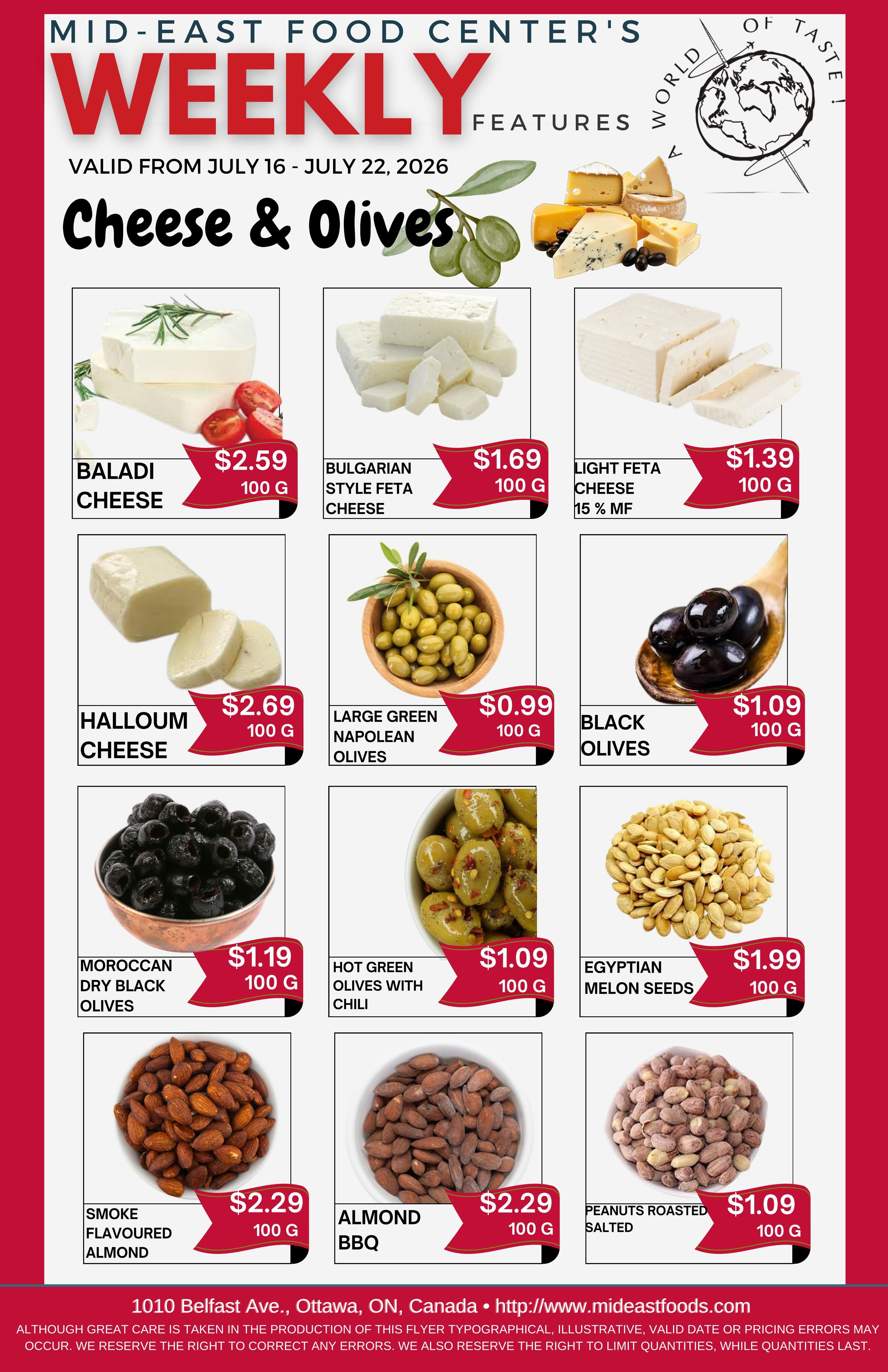 Mid-East Food Centre Flyer July 16 to 22
