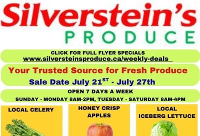 Silverstein's Produce Flyer July 21 to 27