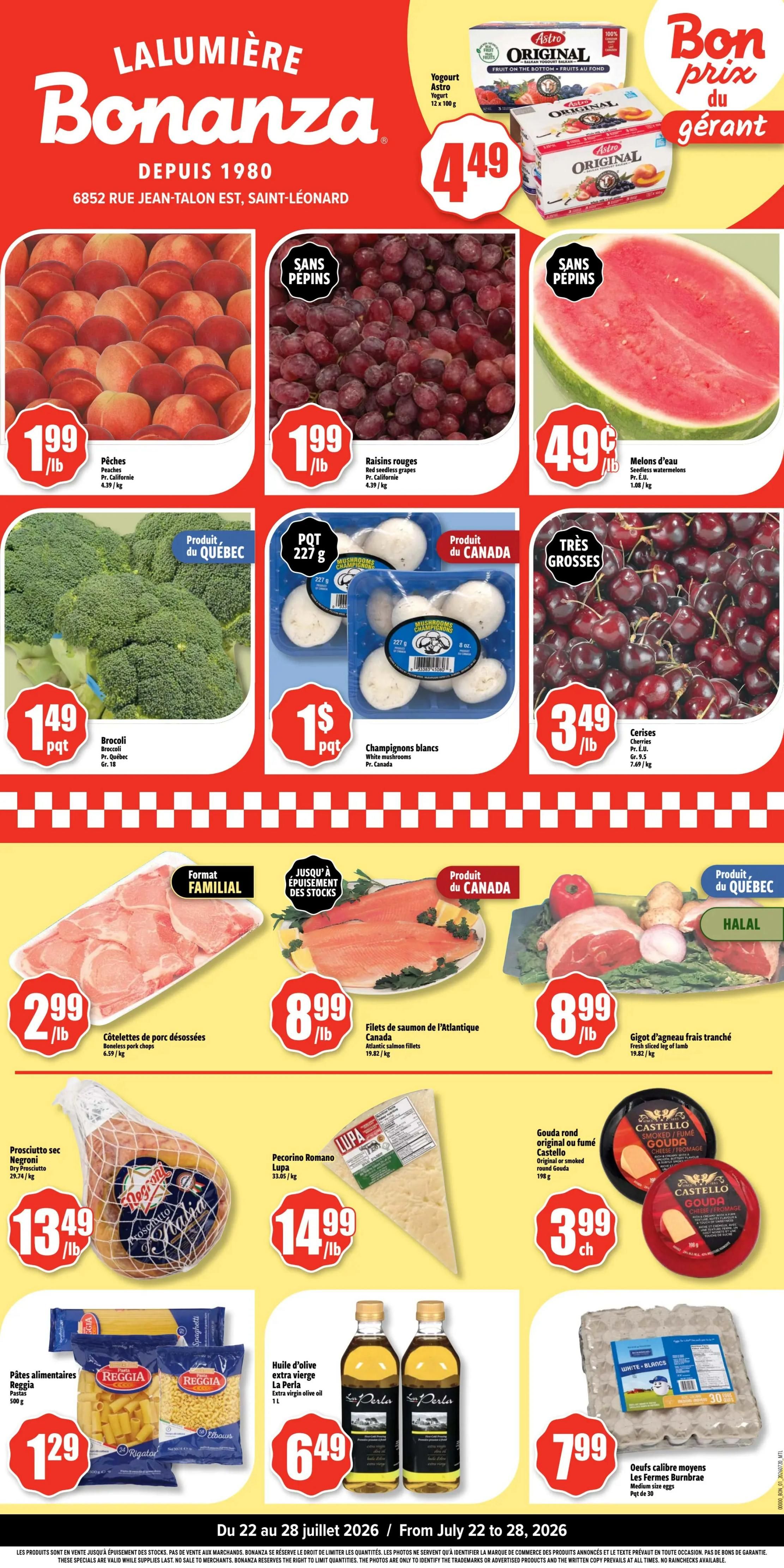 Bonanza Flyer July 22 to 28