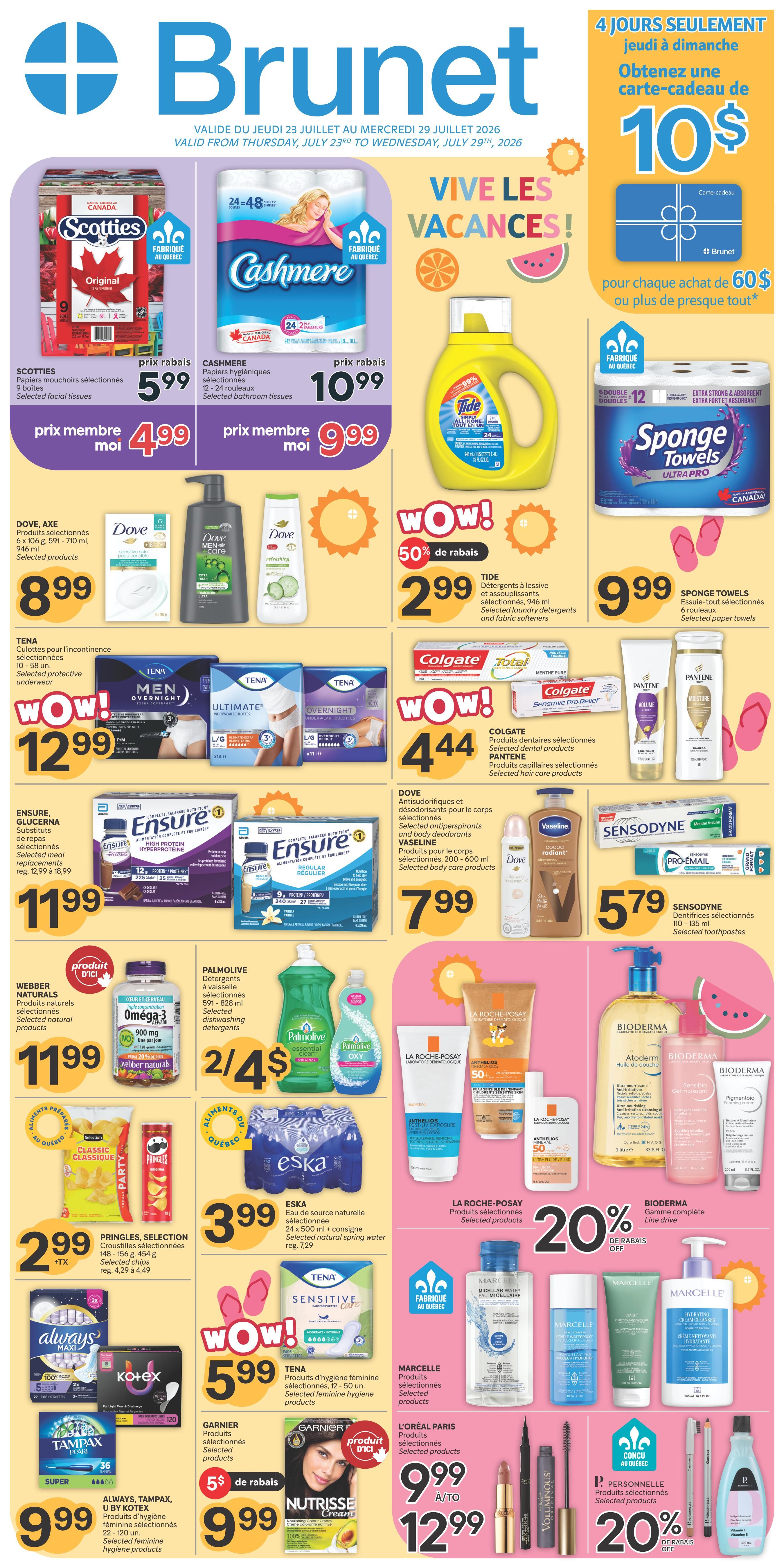 Brunet Flyer July 23 to 29