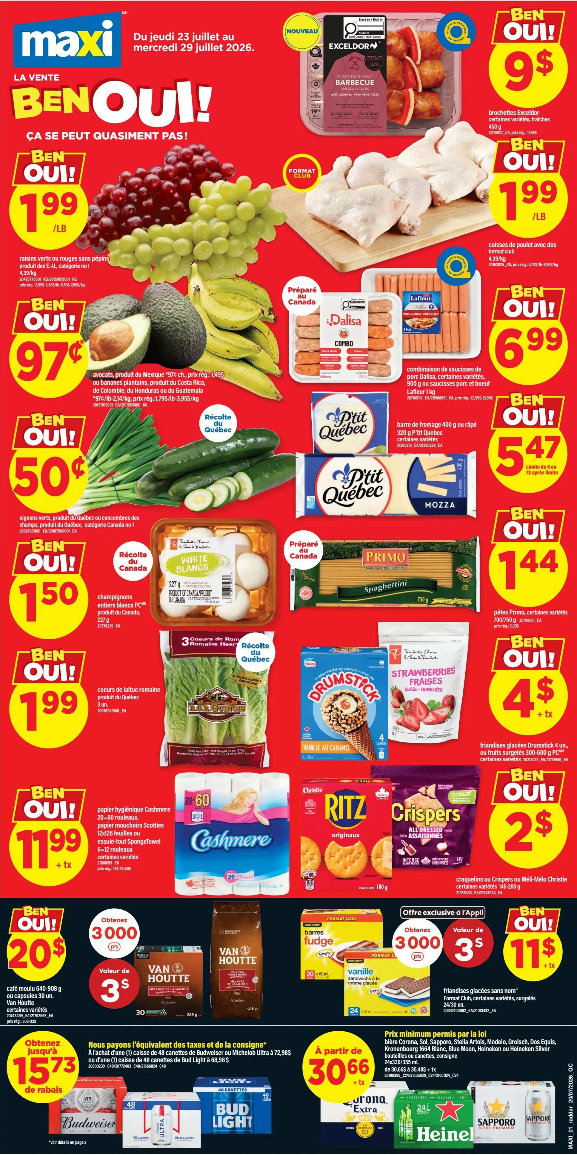 Maxi Flyer July 23 to 29