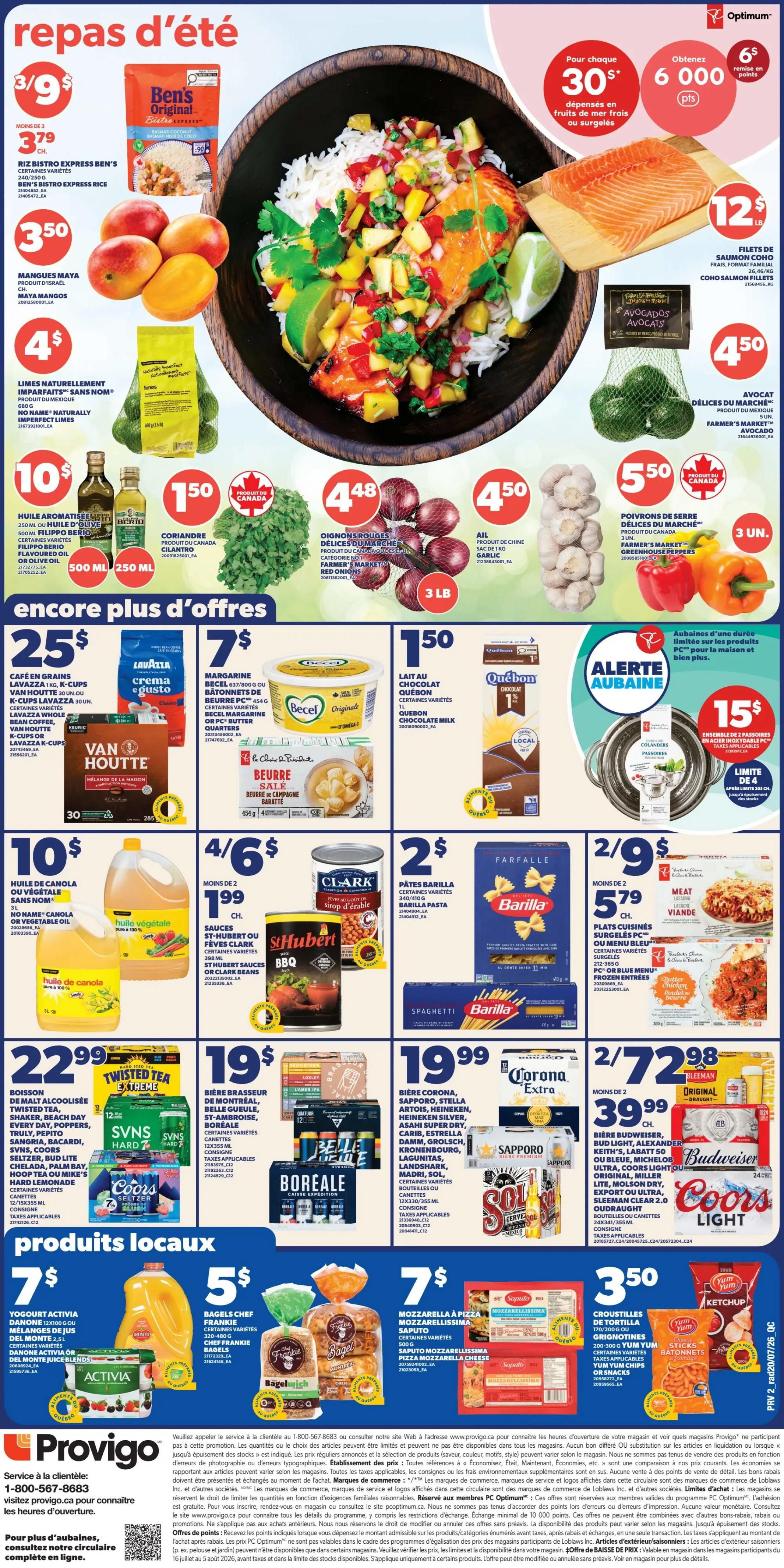 Provigo Flyer July 23 to 29