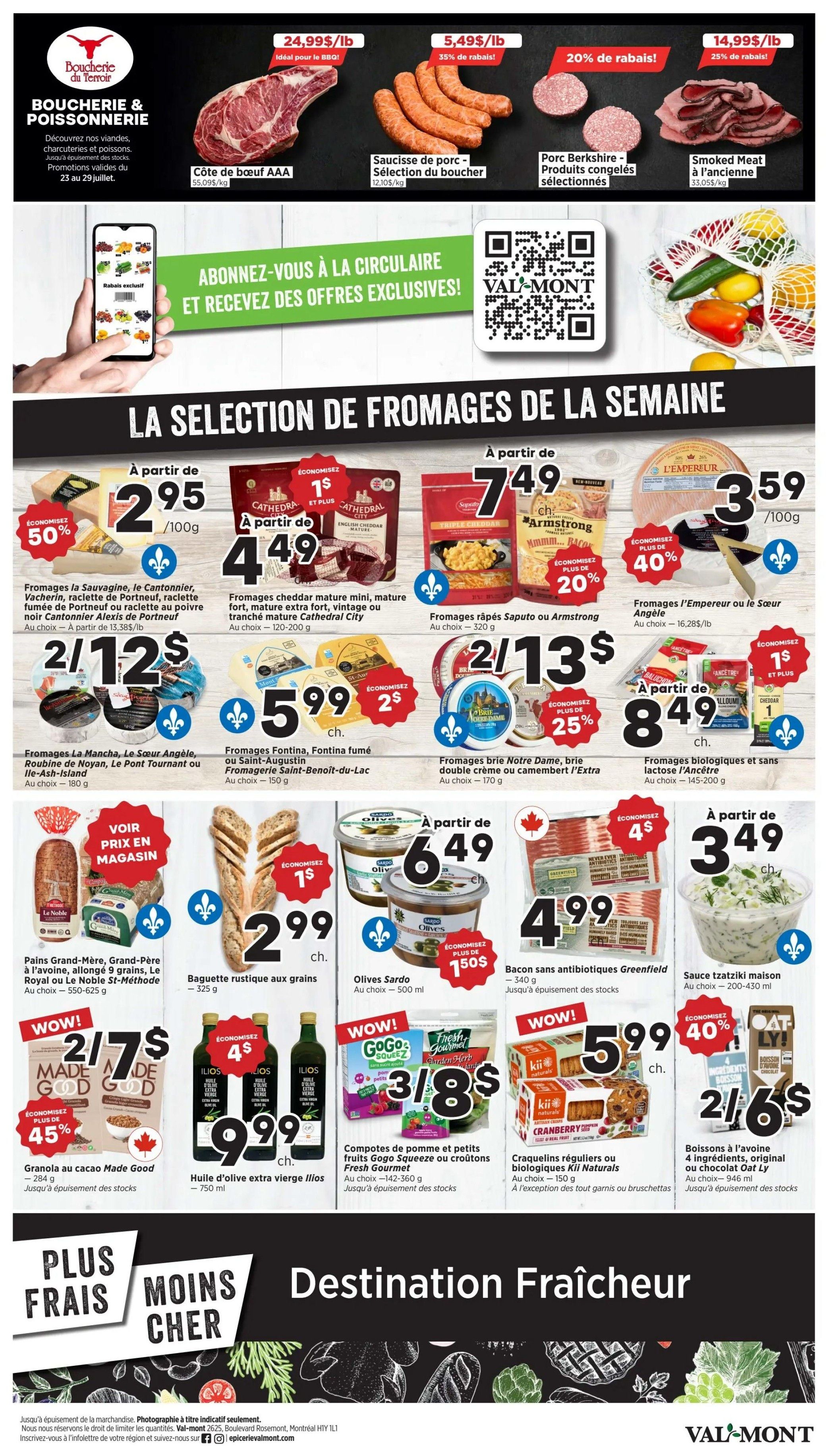 Val-Mont Flyer July 23 to 29