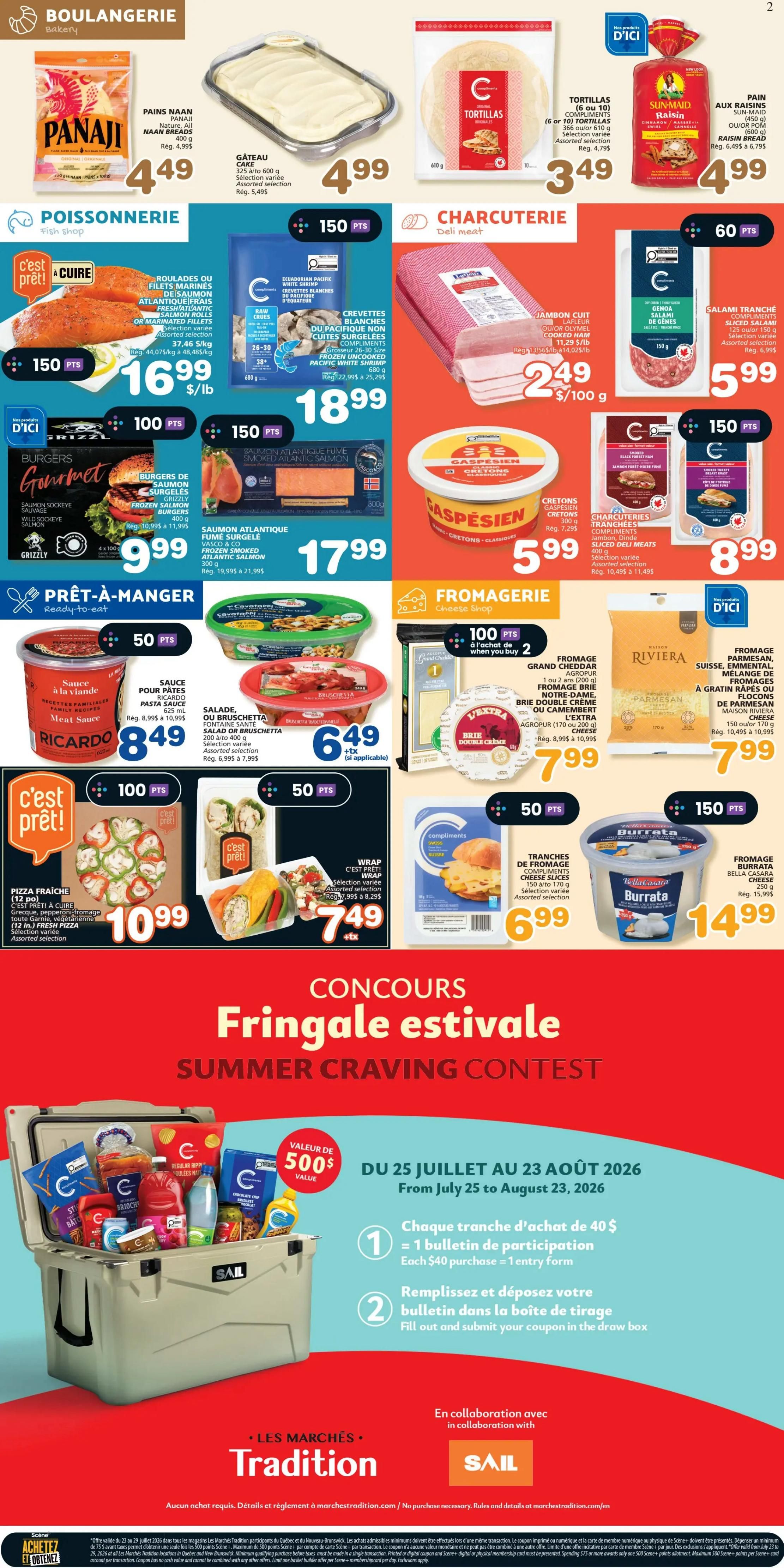 Marche Tradition (QC) Flyer July 23 to 29