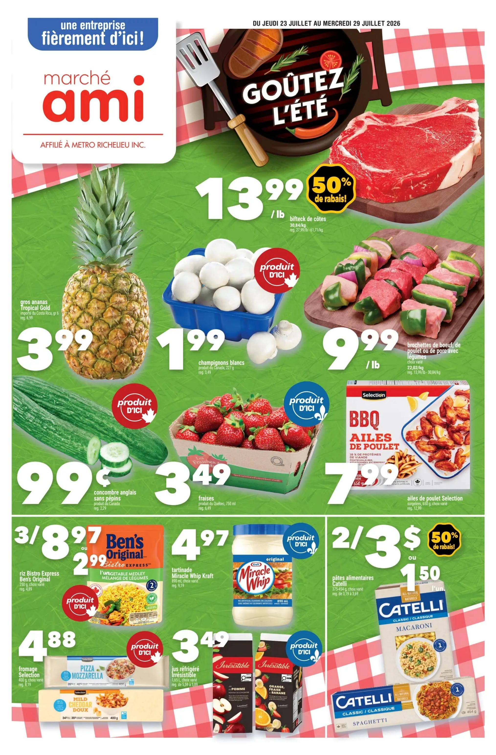 Marche Ami Flyer July 23 to 29