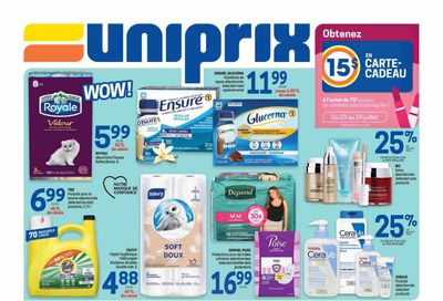 Uniprix Flyer July 23 to 29