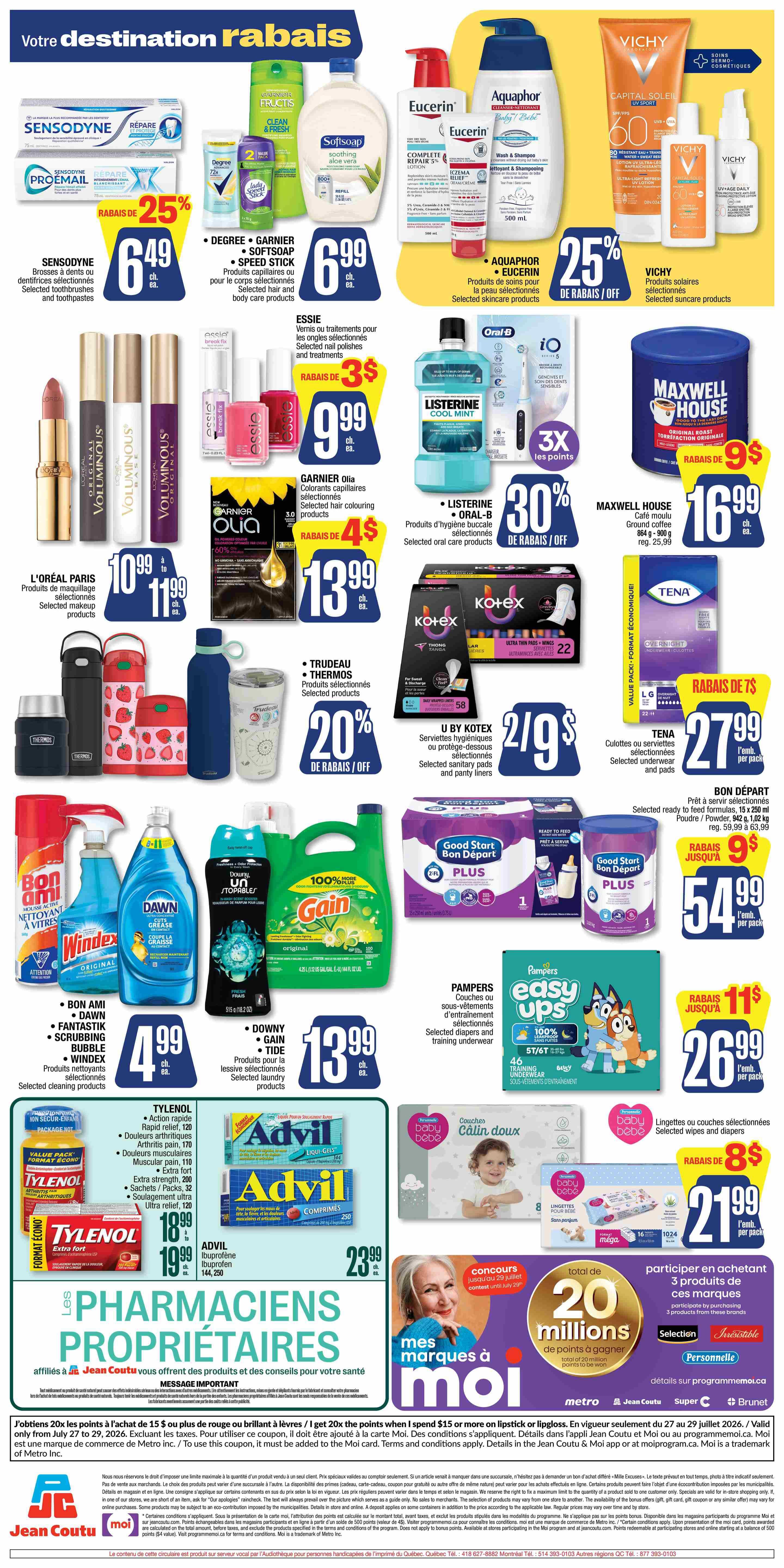 Jean Coutu Flyer July 23 to 29