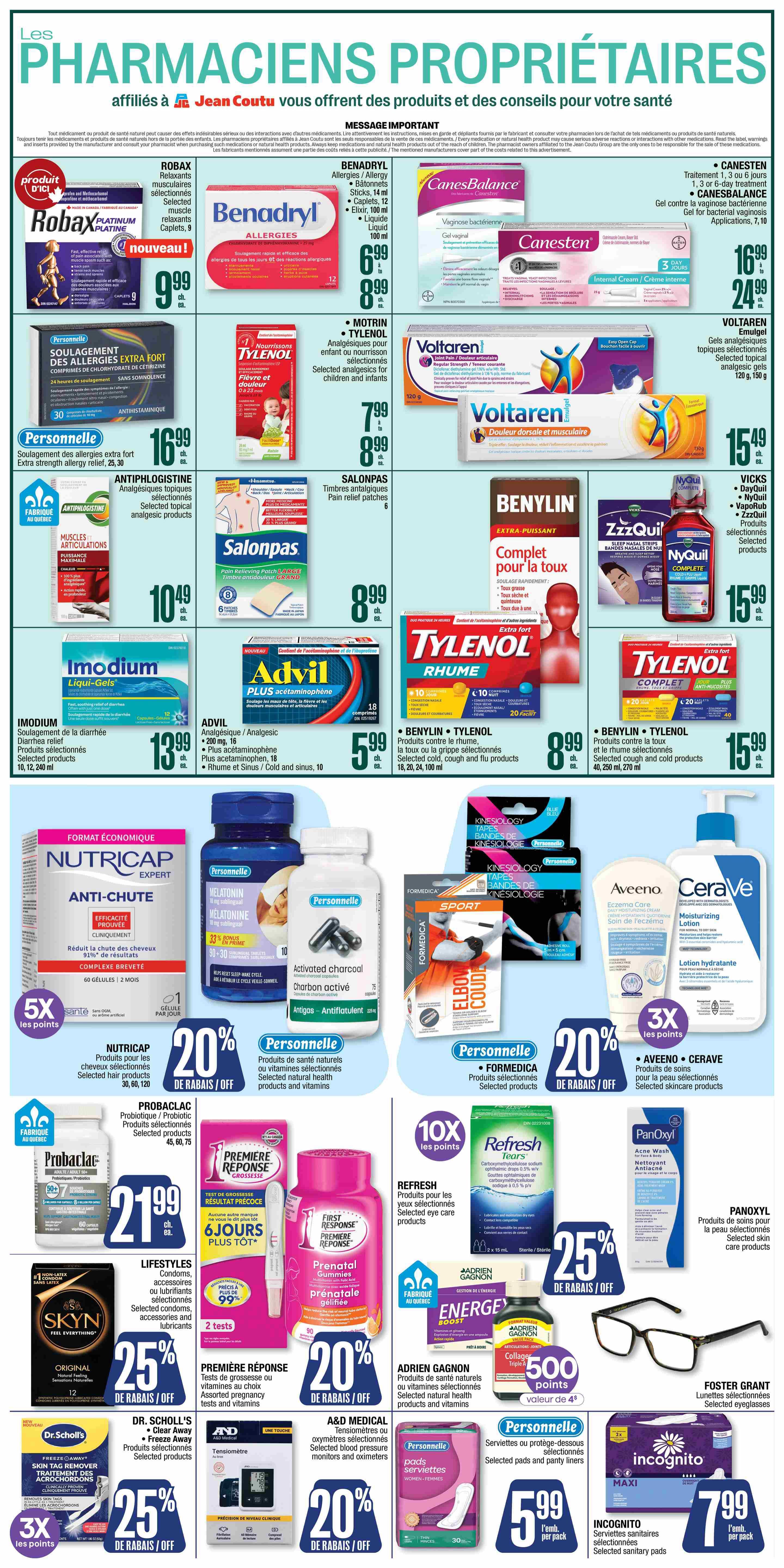 Jean Coutu Flyer July 23 to 29