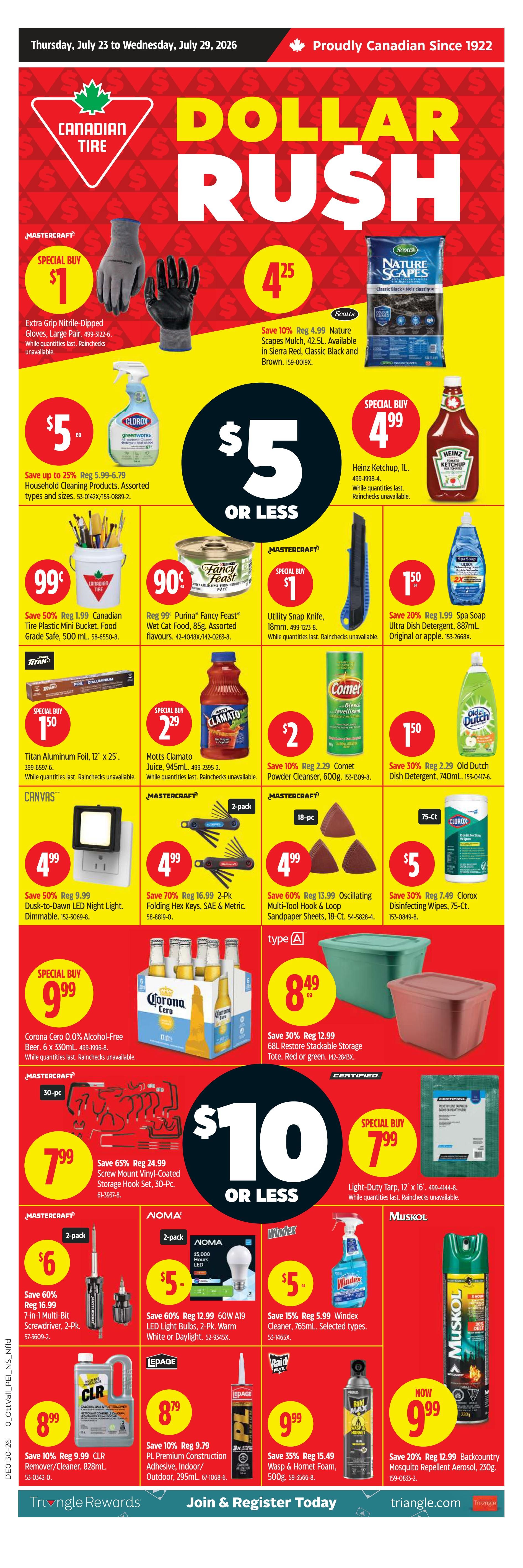Canadian Tire (Atlantic) Flyer July 23 to 29
