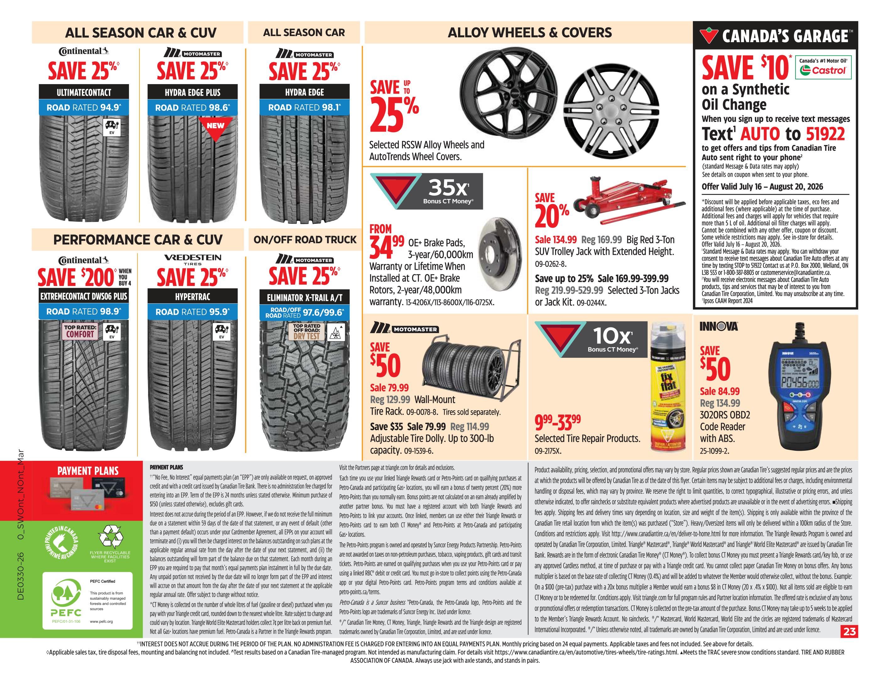 Canadian Tire (Atlantic) Flyer July 23 to 29