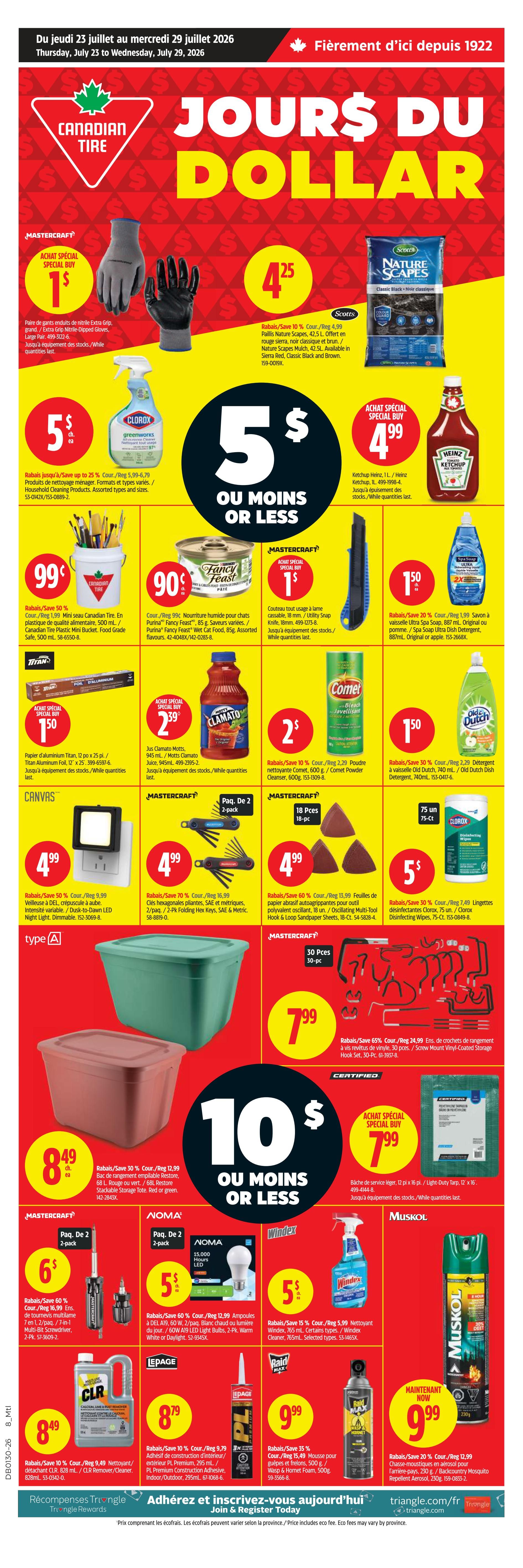 Canadian Tire (QC) Flyer July 23 to 29