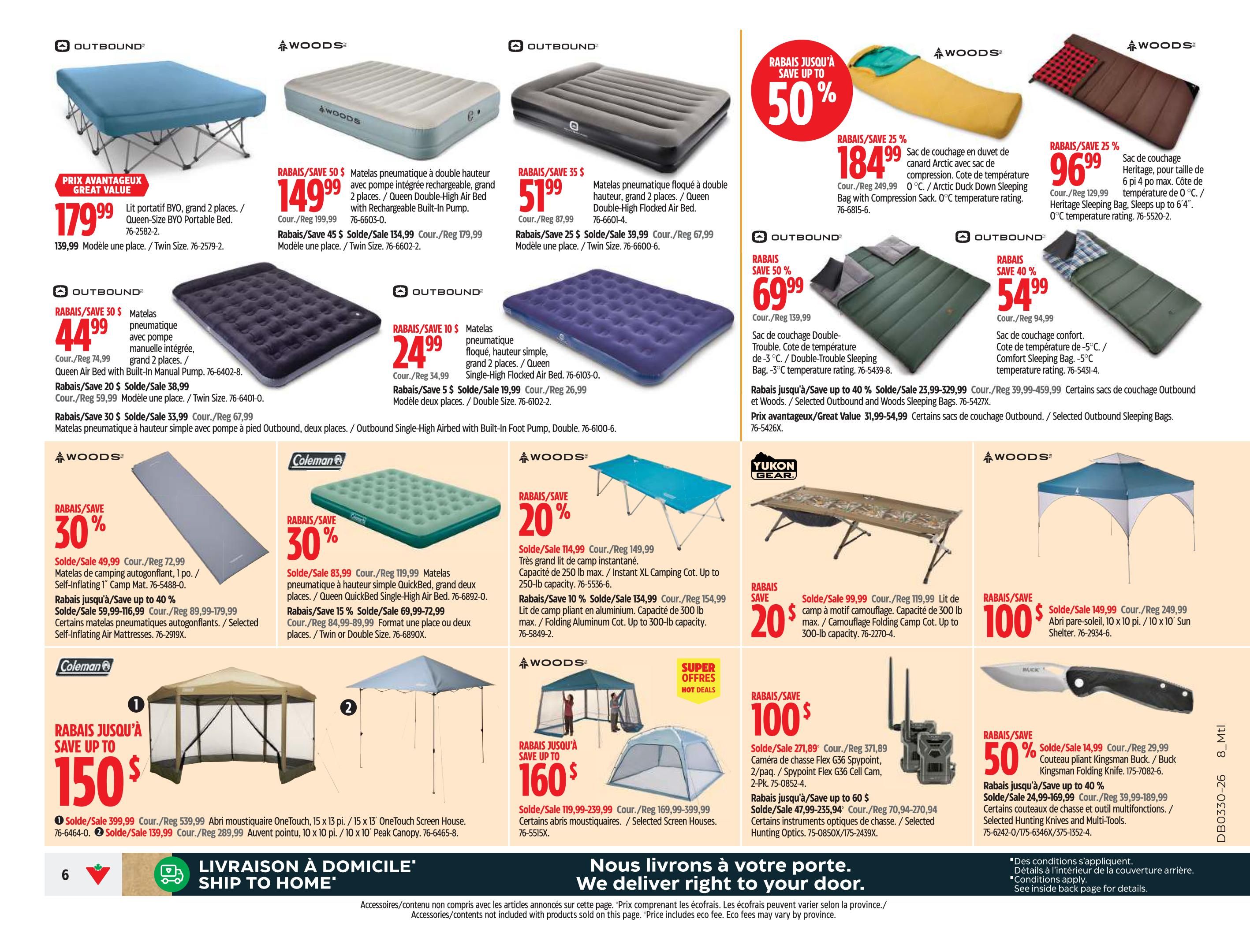 Canadian Tire (QC) Flyer July 23 to 29