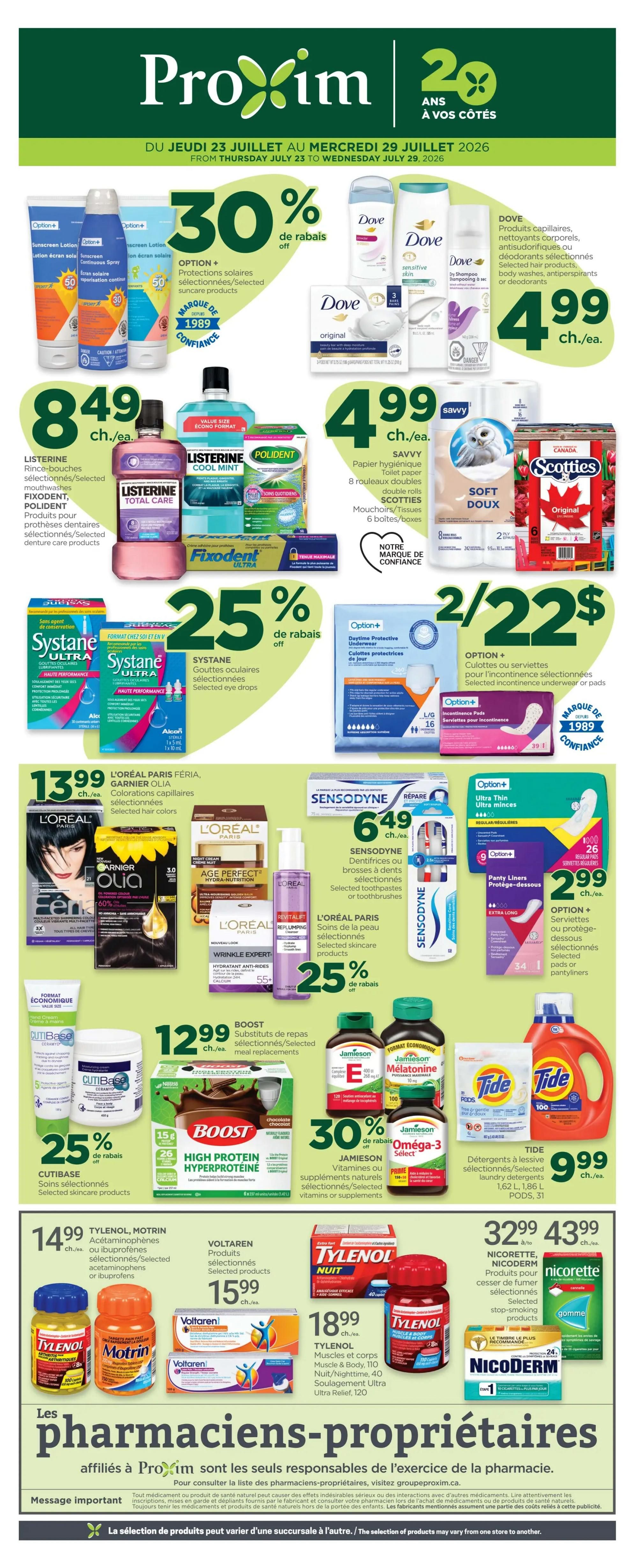 Proxim Flyer July 23 to 29