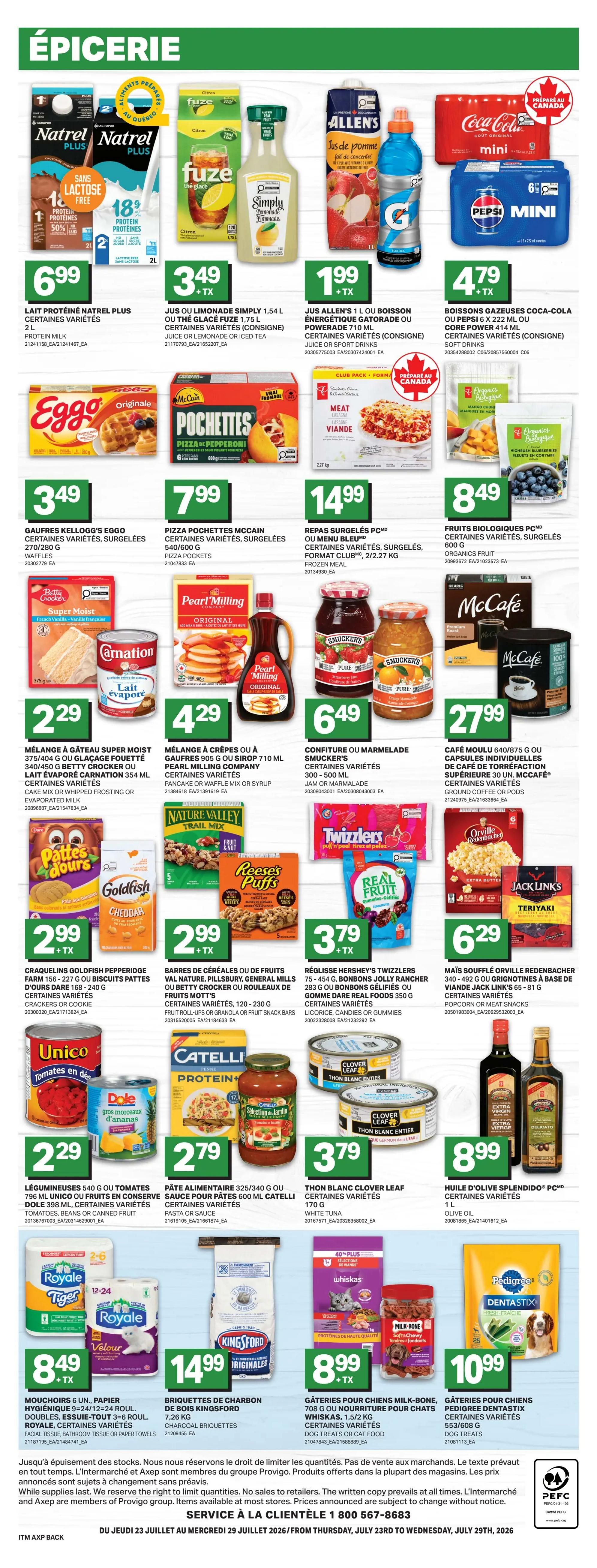 L'inter Marche Flyer July 23 to 29