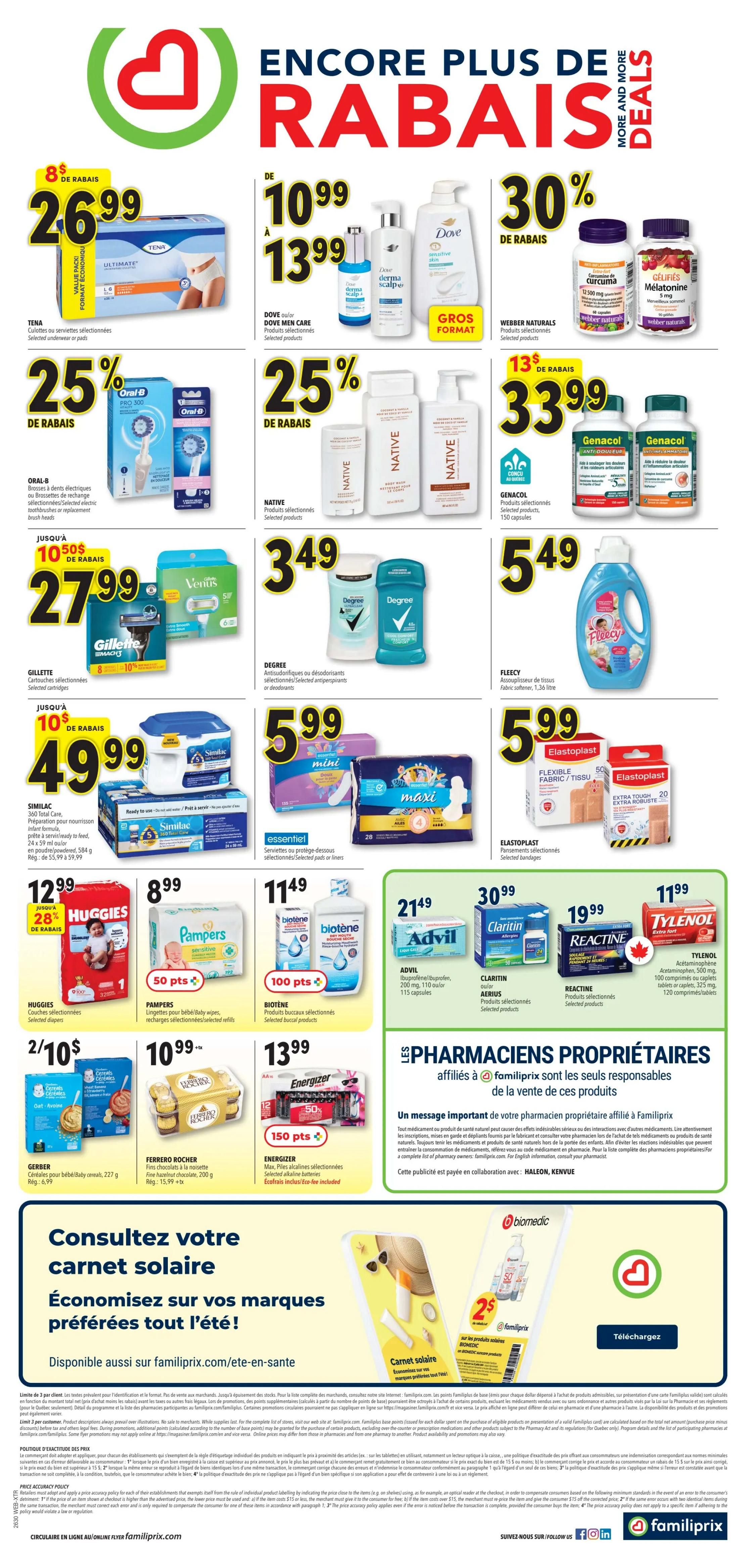 Familiprix Flyer July 23 to 29