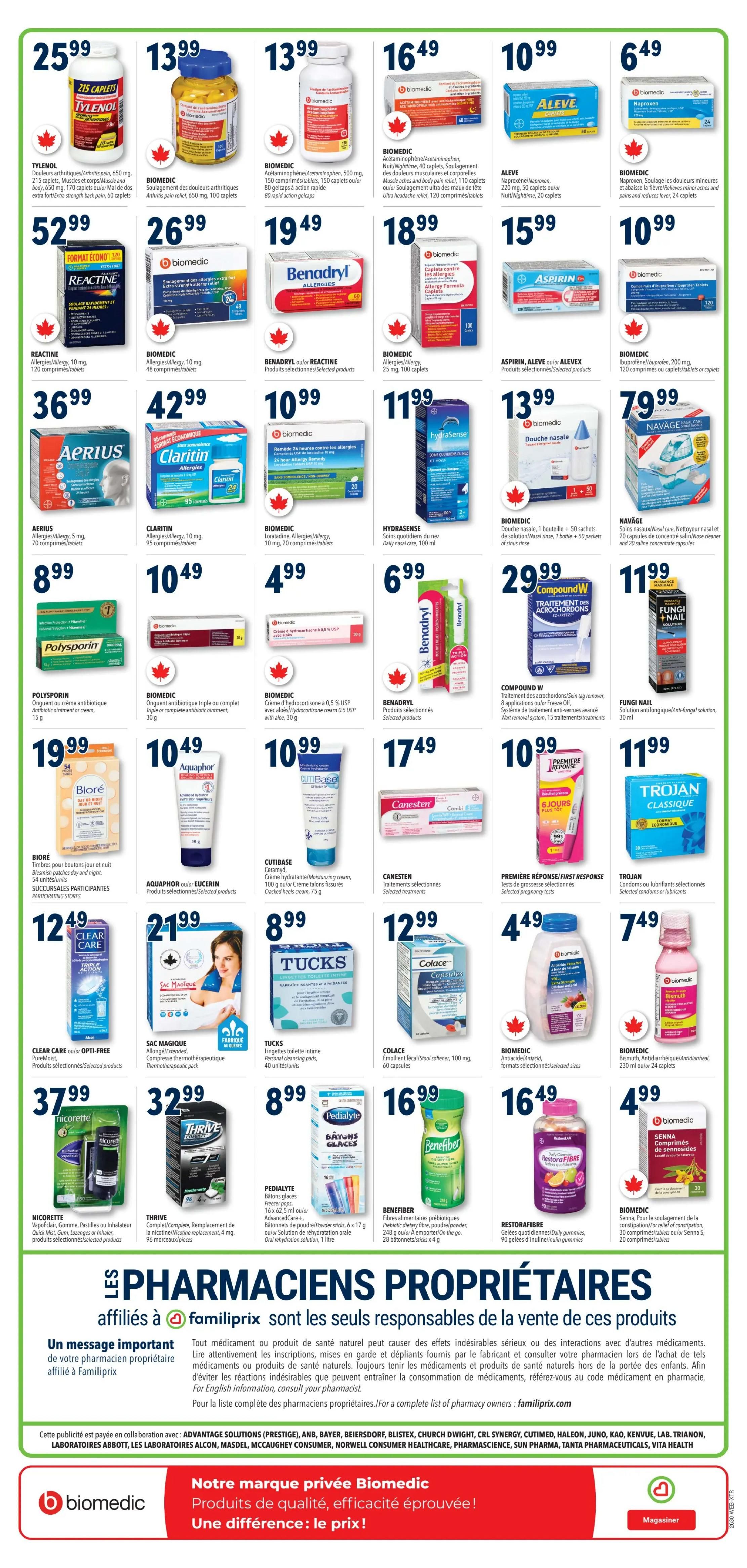 Familiprix Flyer July 23 to 29