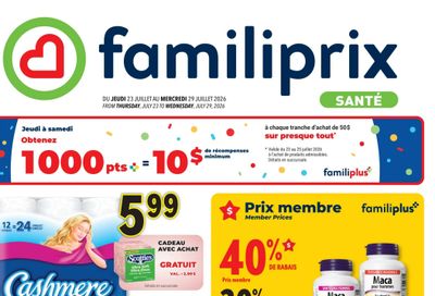 Familiprix Sante Flyer July 23 to 29