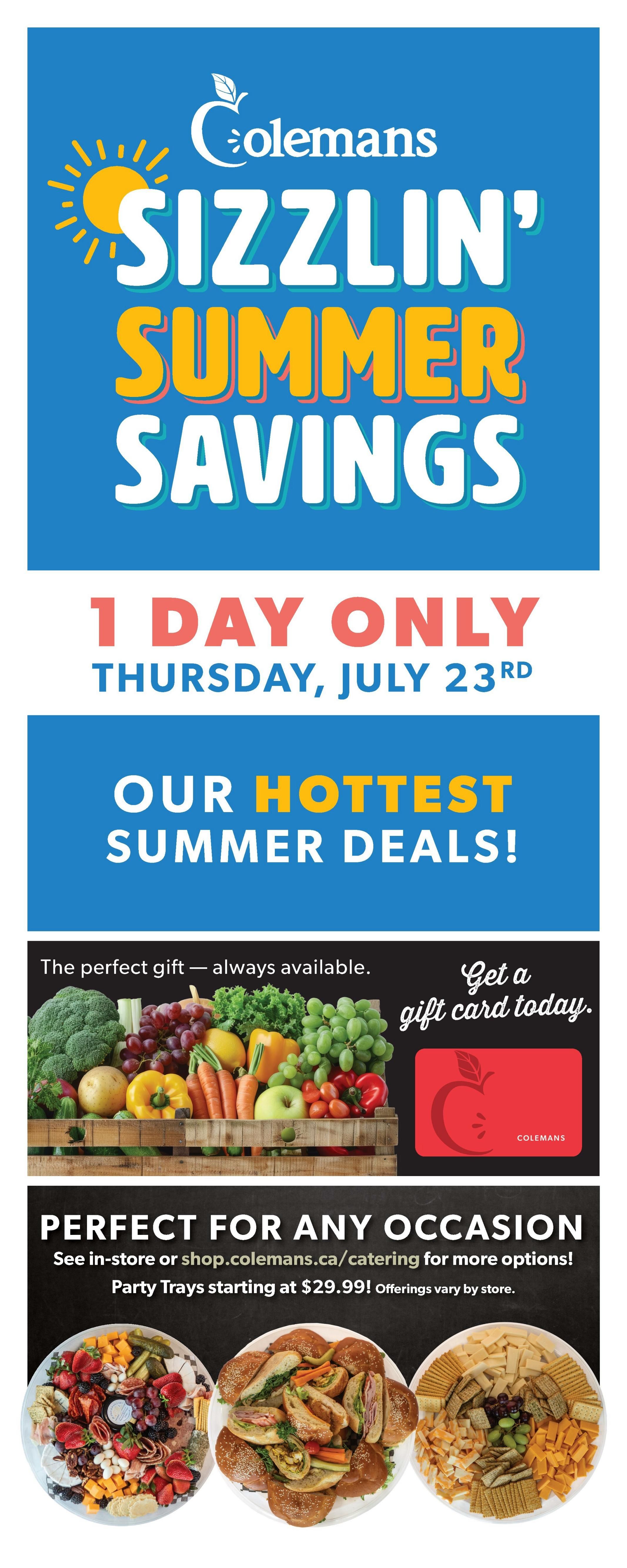 Coleman's Flyer July 23 to 29