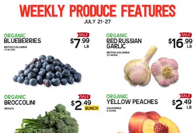 Pomme Natural Market Weekly Produce Flyer July 21 to 27