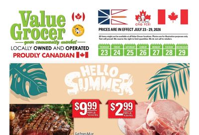 Value Grocer Flyer July 23 to 29