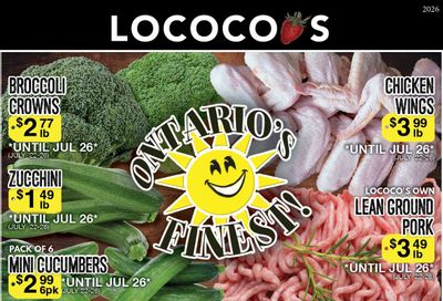 Lococo's Flyer July 22 to 26