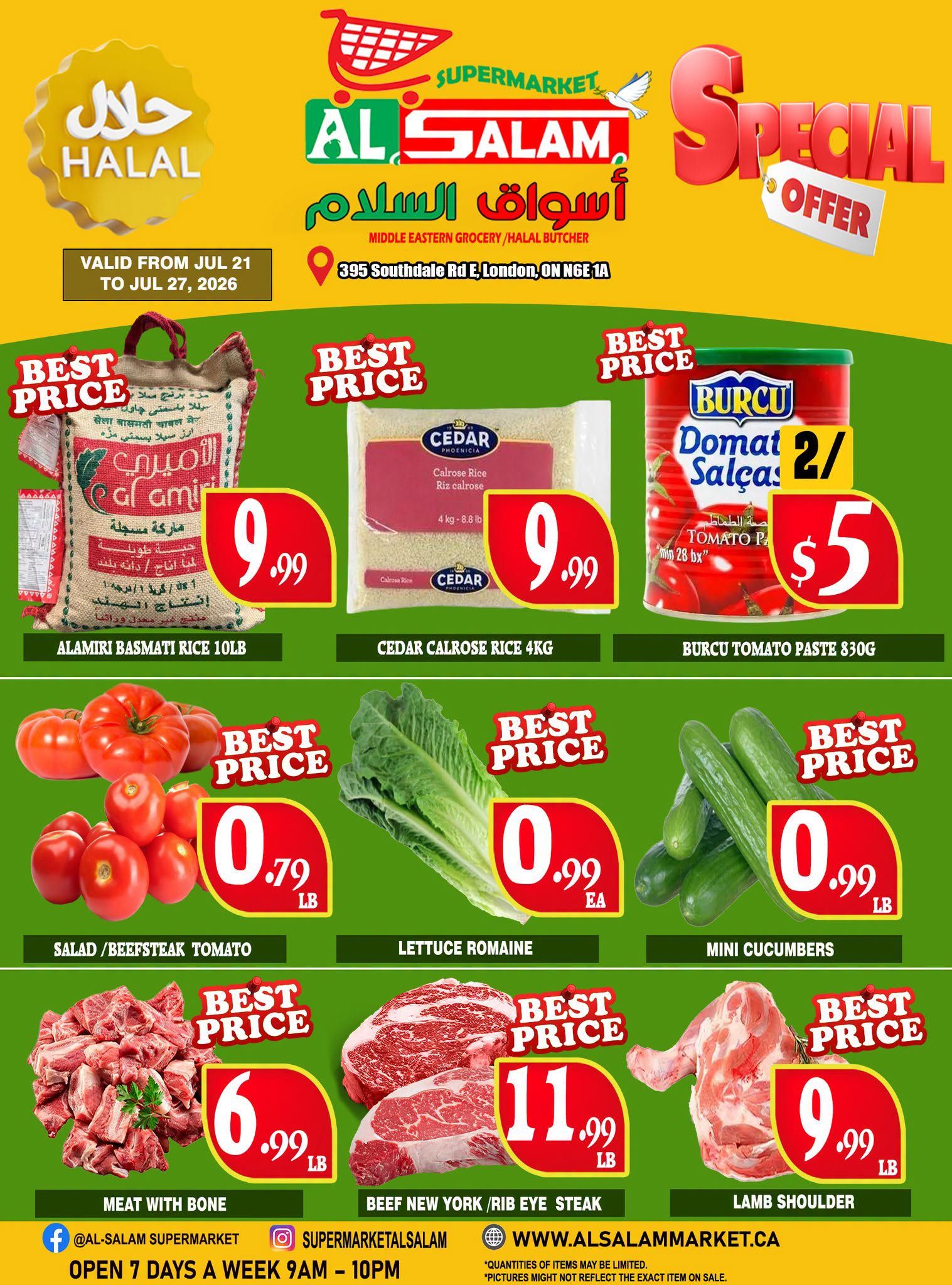 Al-Salam Supermarket Flyer July 21 to 27