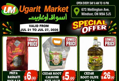 Ugarit Market Flyer July 21 to 27
