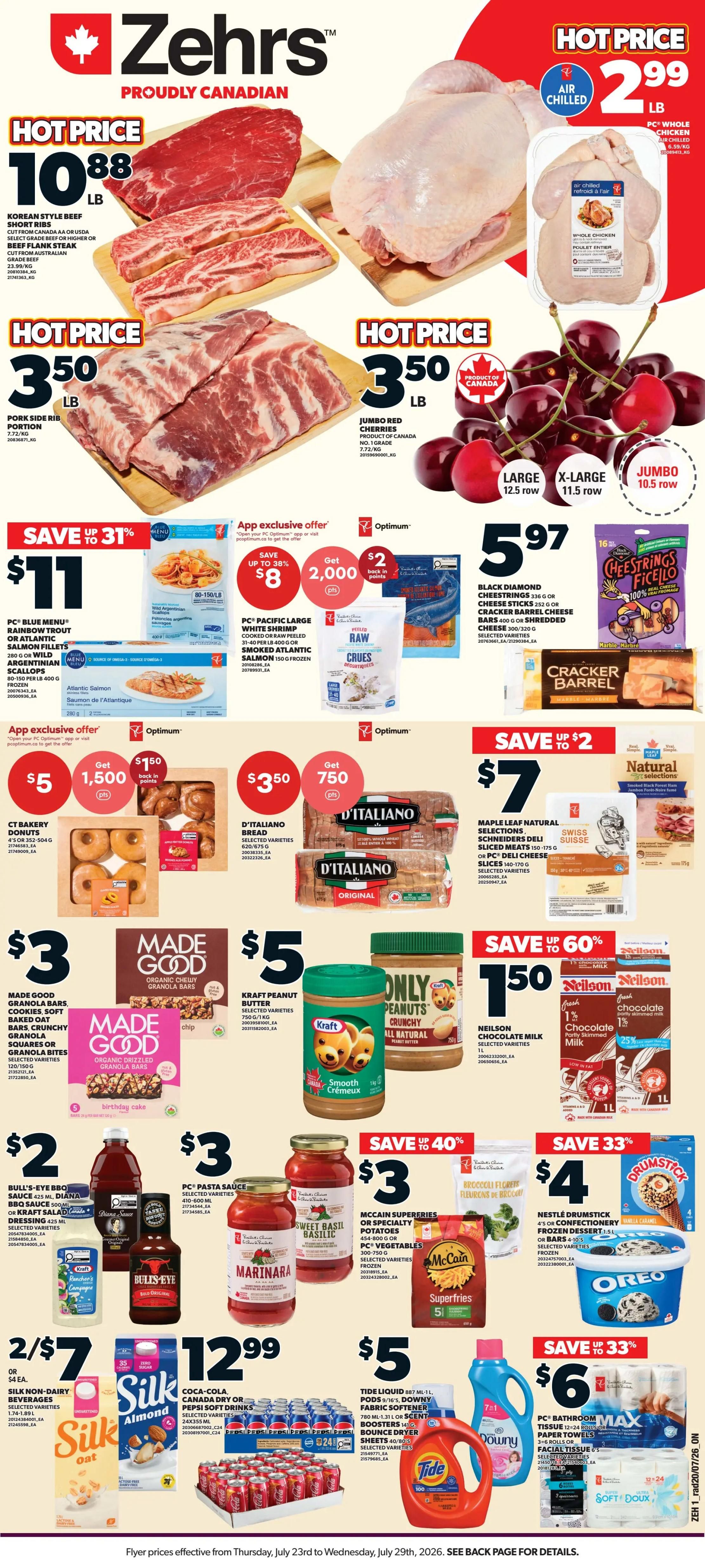 Zehrs Flyer July 23 to 29