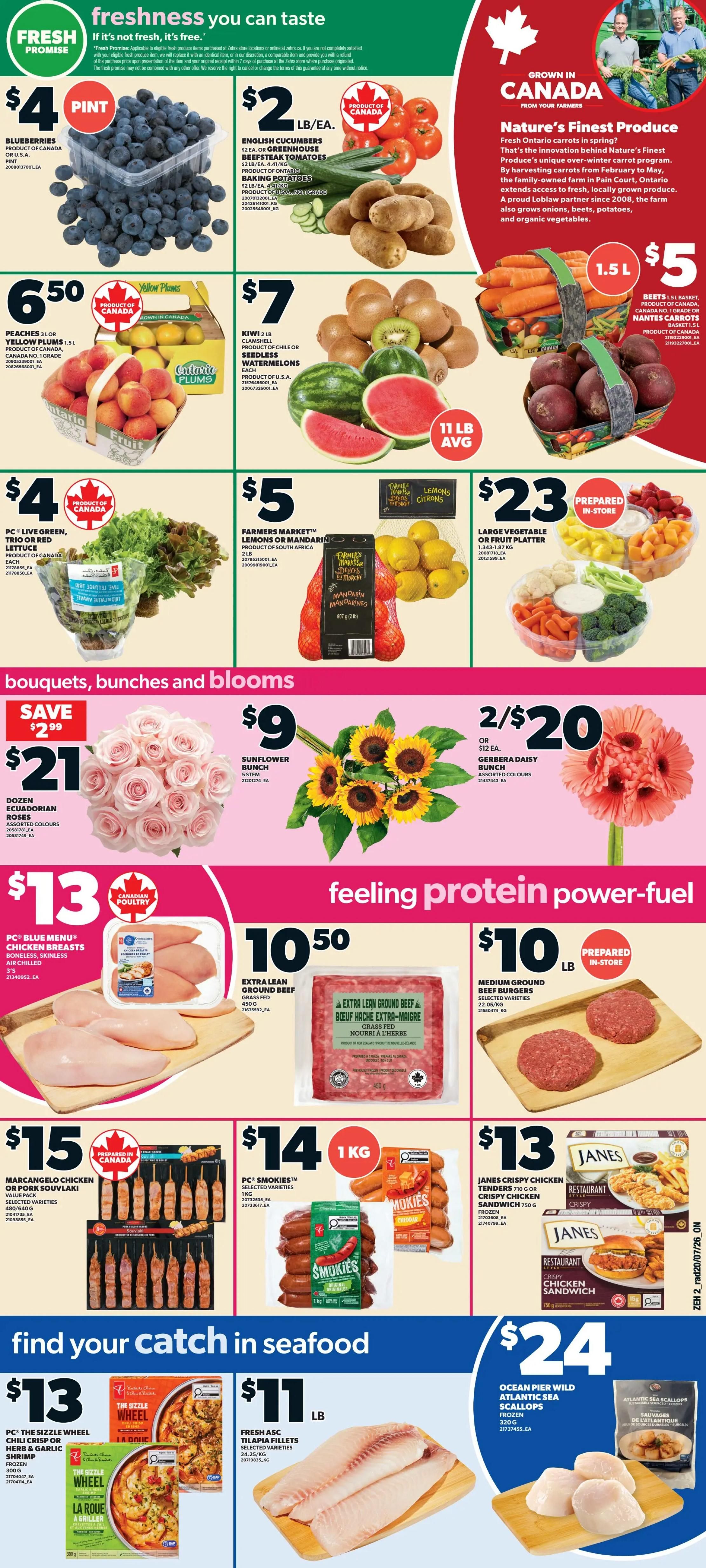 Zehrs Flyer July 23 to 29