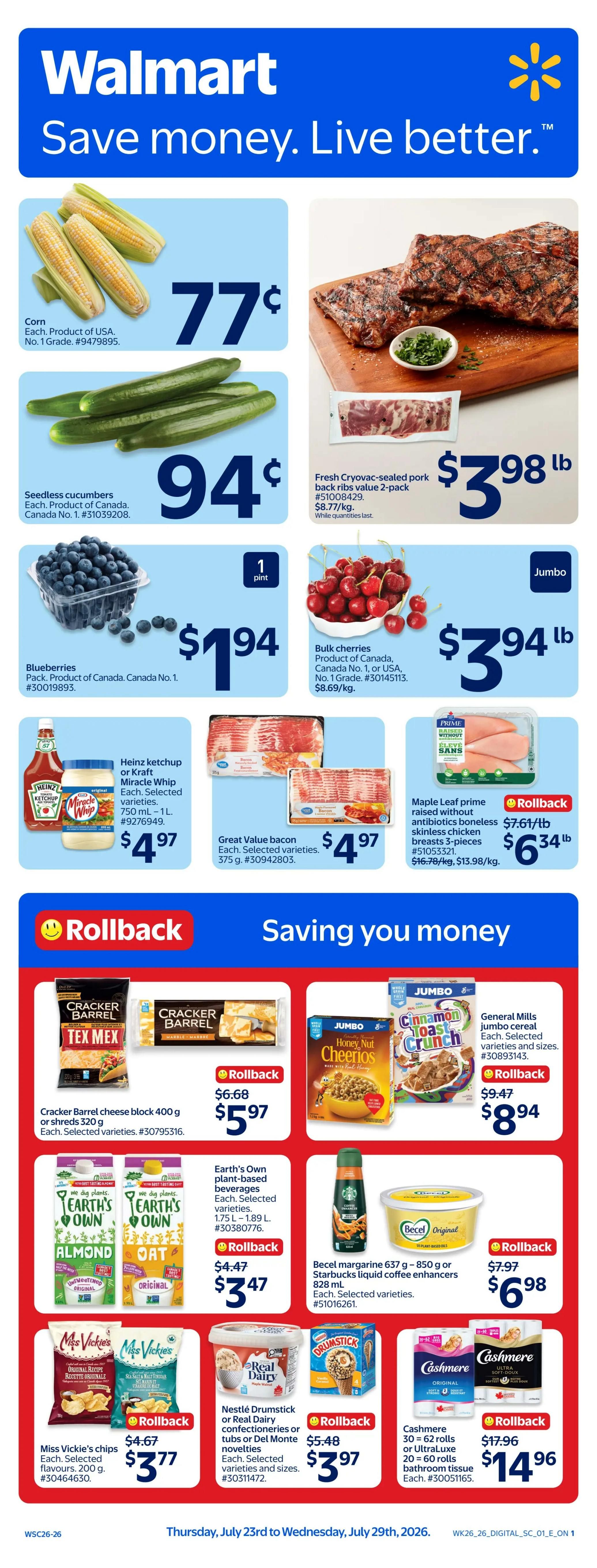 Walmart (ON) Flyer July 23 to 29