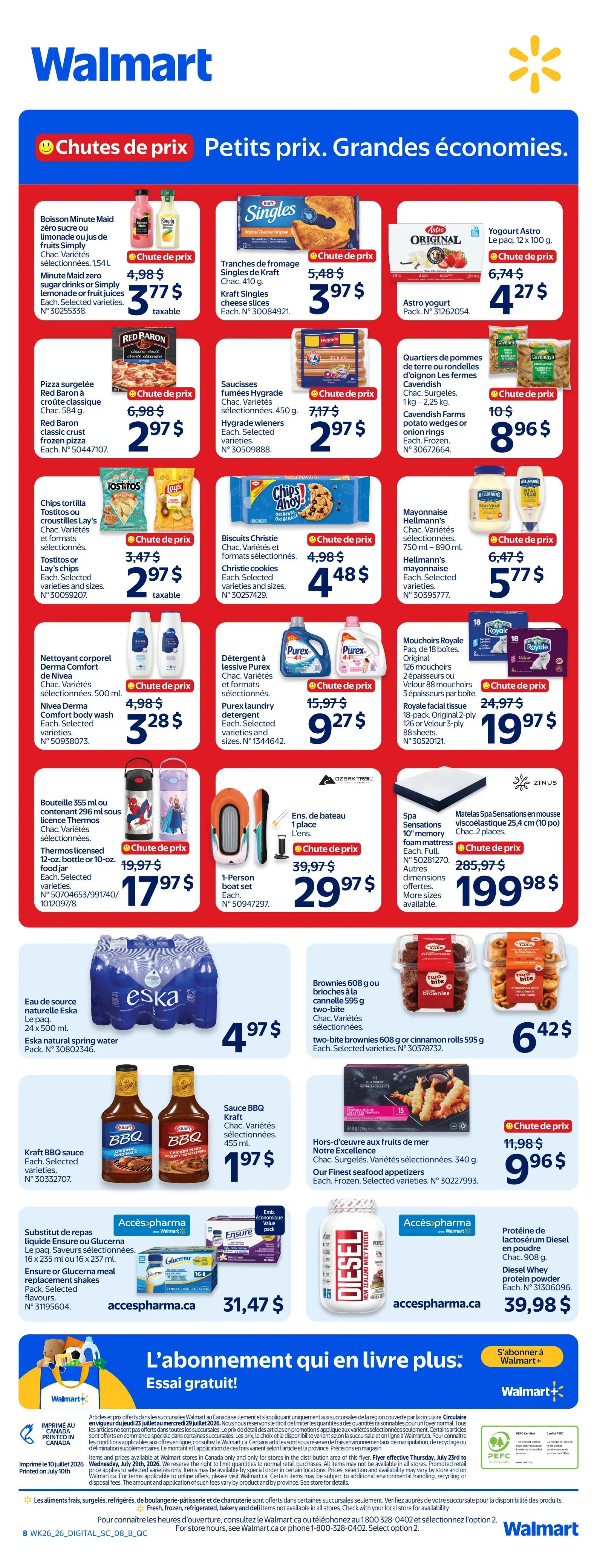 Walmart (QC) Flyer July 23 to 29