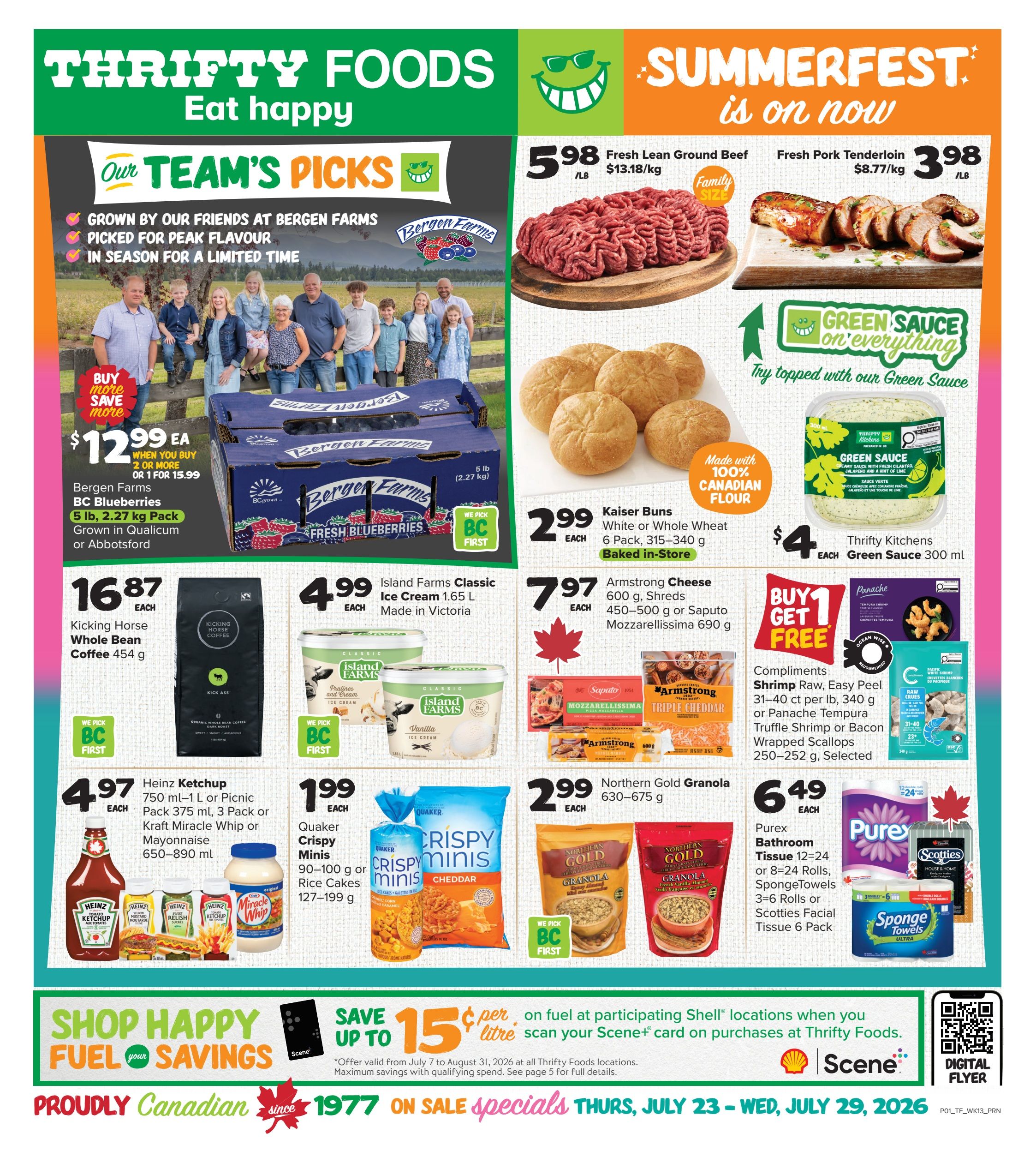 Thrifty Foods Flyer July 23 to 29