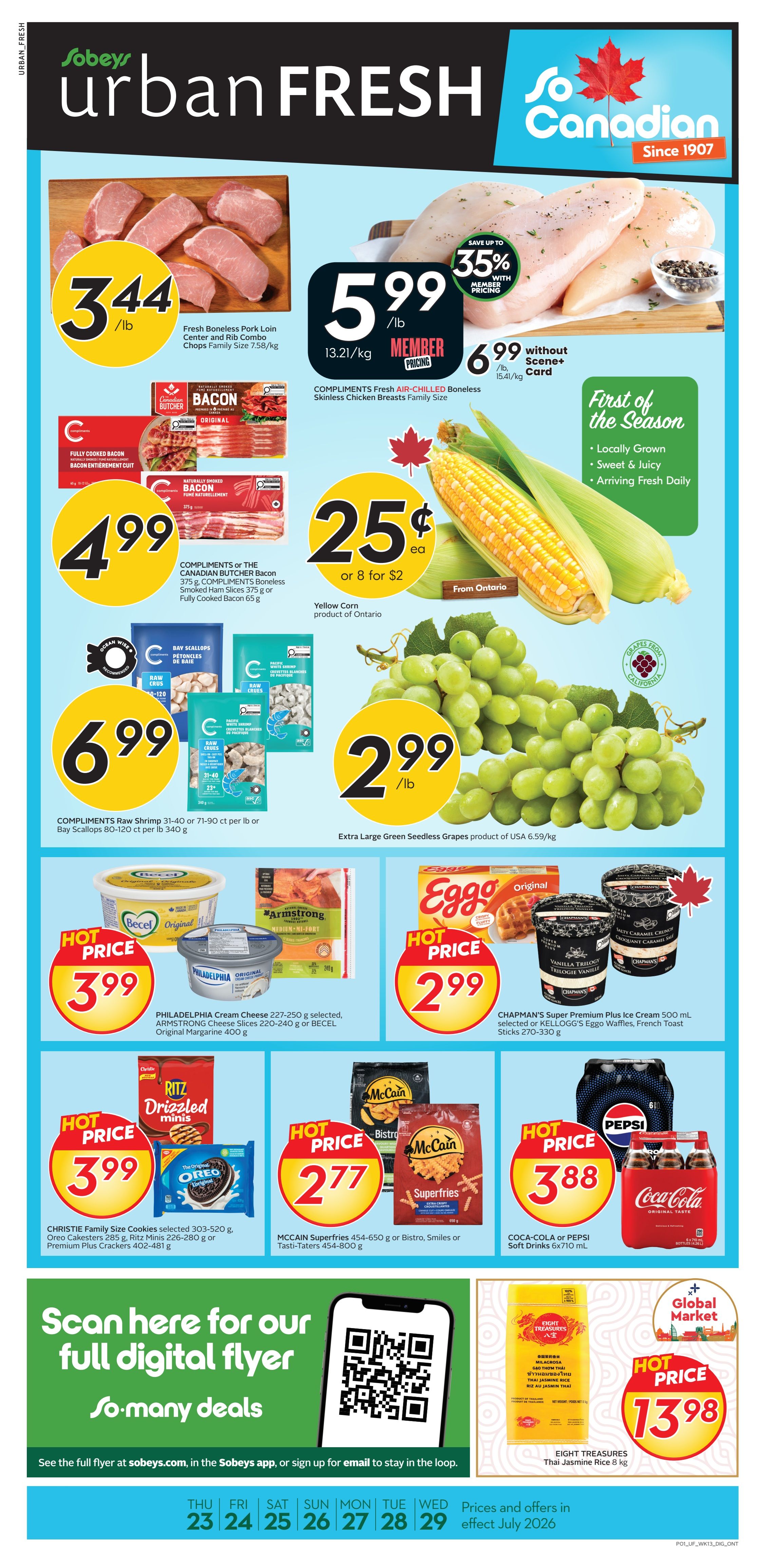 Sobeys Urban Fresh Flyer July 23 to 29