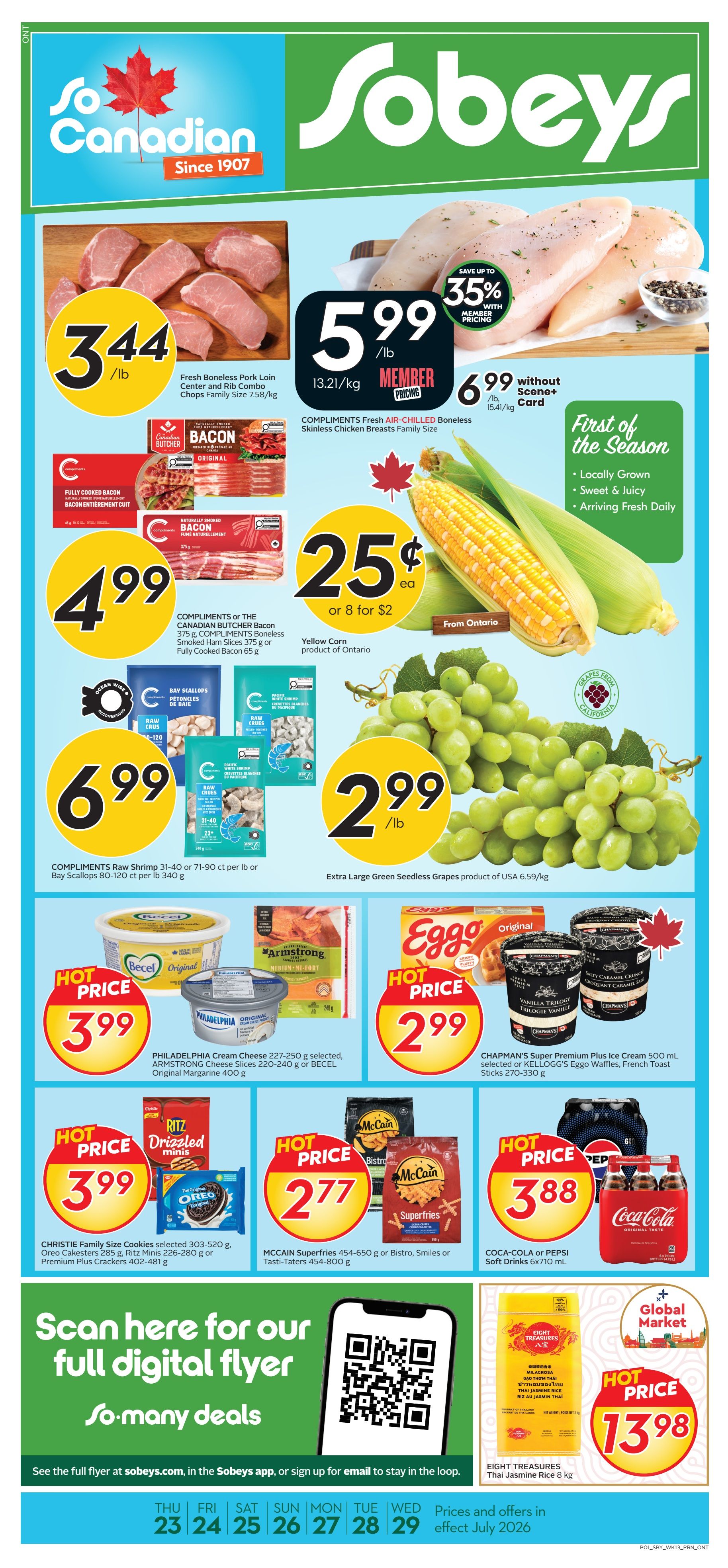 Sobeys (ON) Flyer July 23 to 29