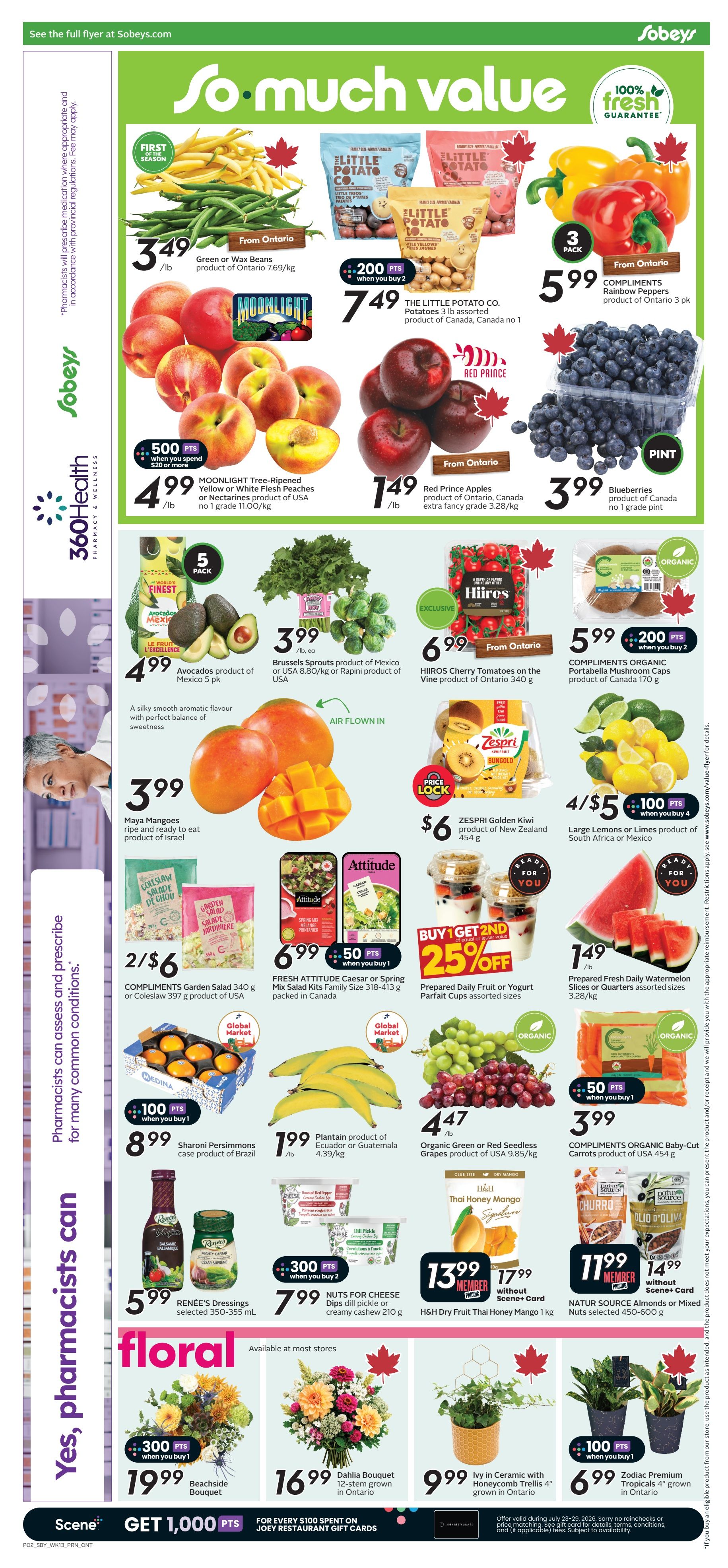 Sobeys (ON) Flyer July 23 to 29