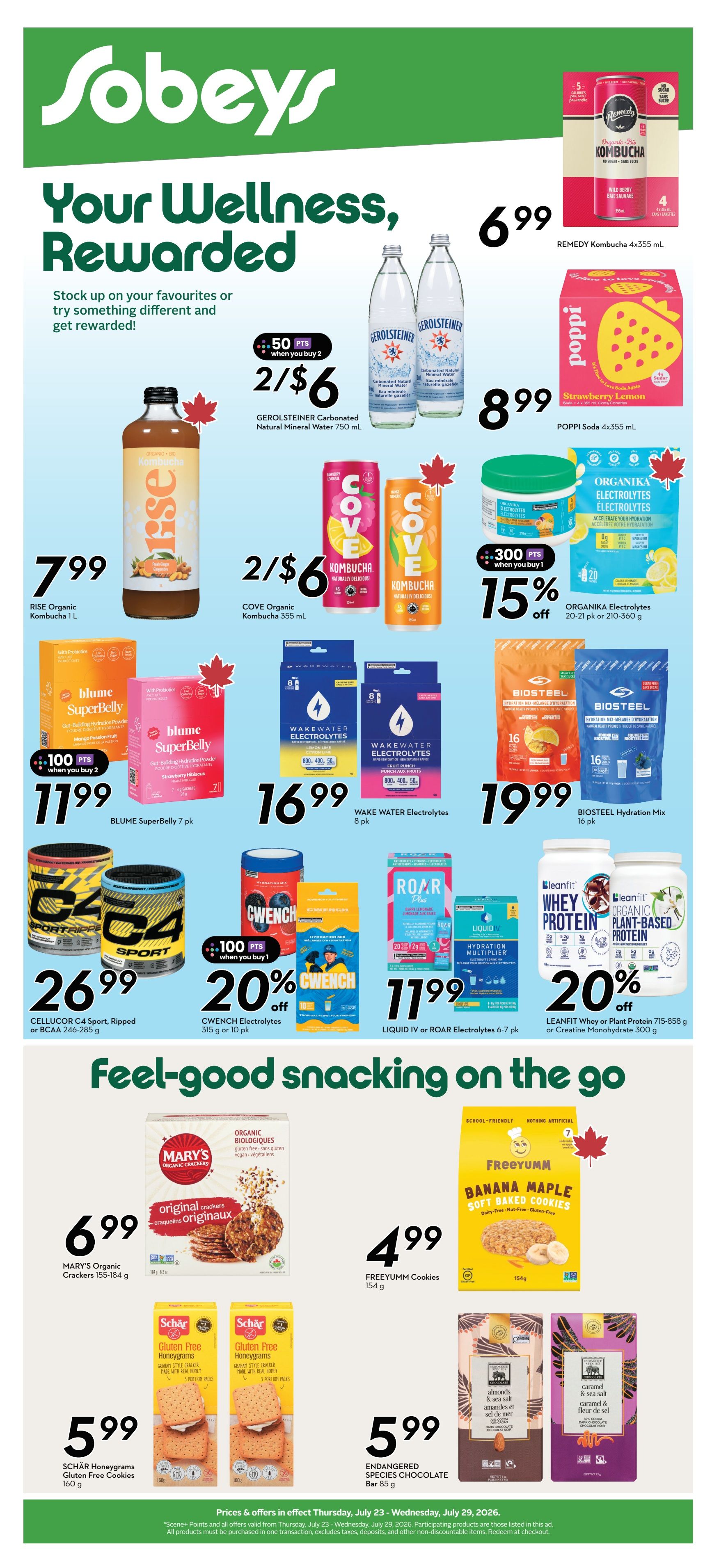 Sobeys (Atlantic) Flyer July 23 to 29