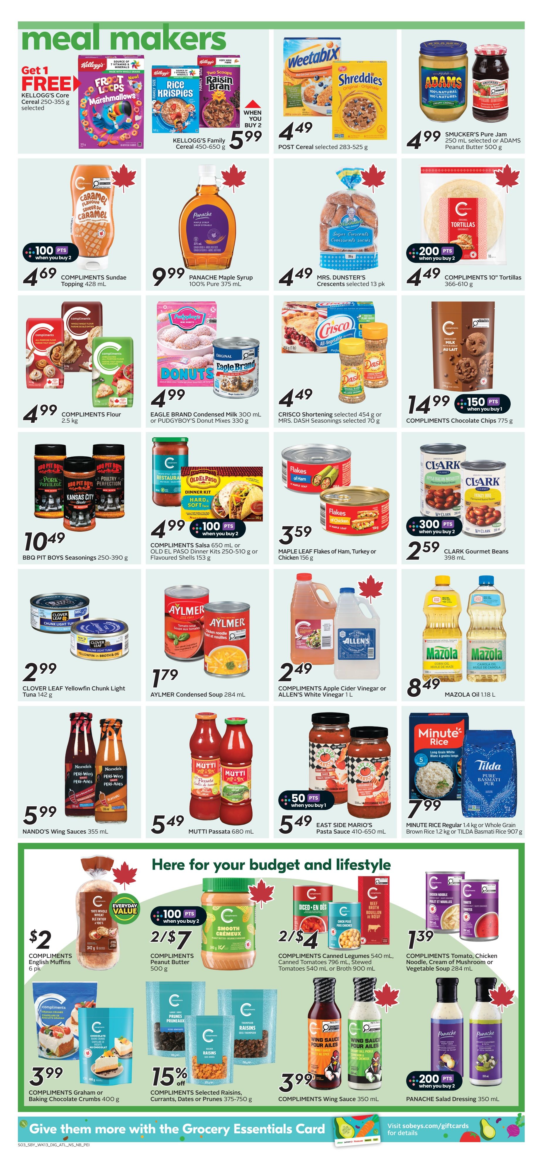 Sobeys (Atlantic) Flyer July 23 to 29