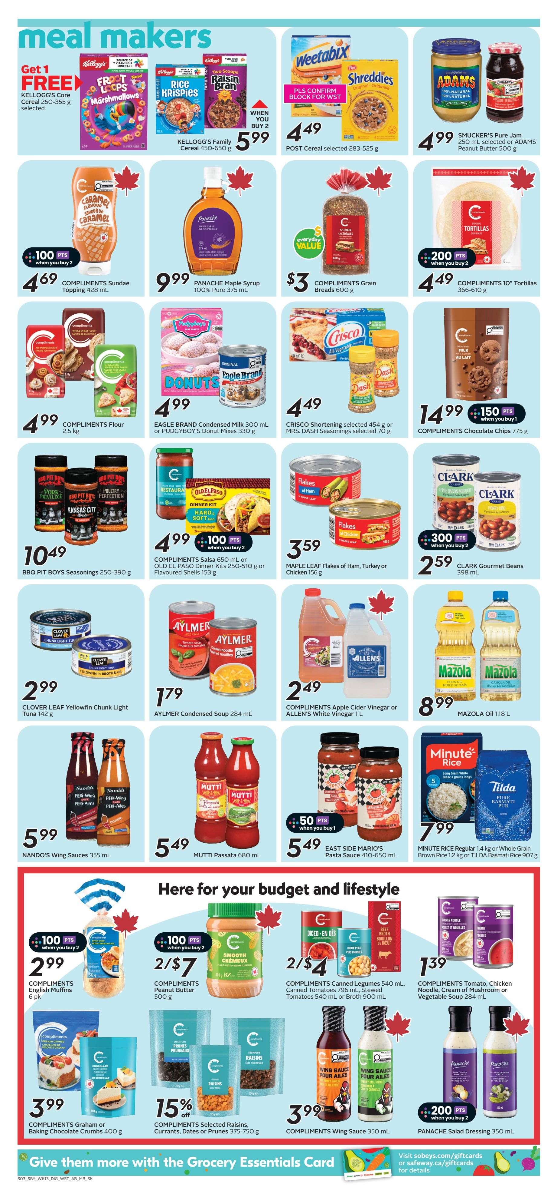 Sobeys/Safeway (SK & MB) Flyer July 23 to 29