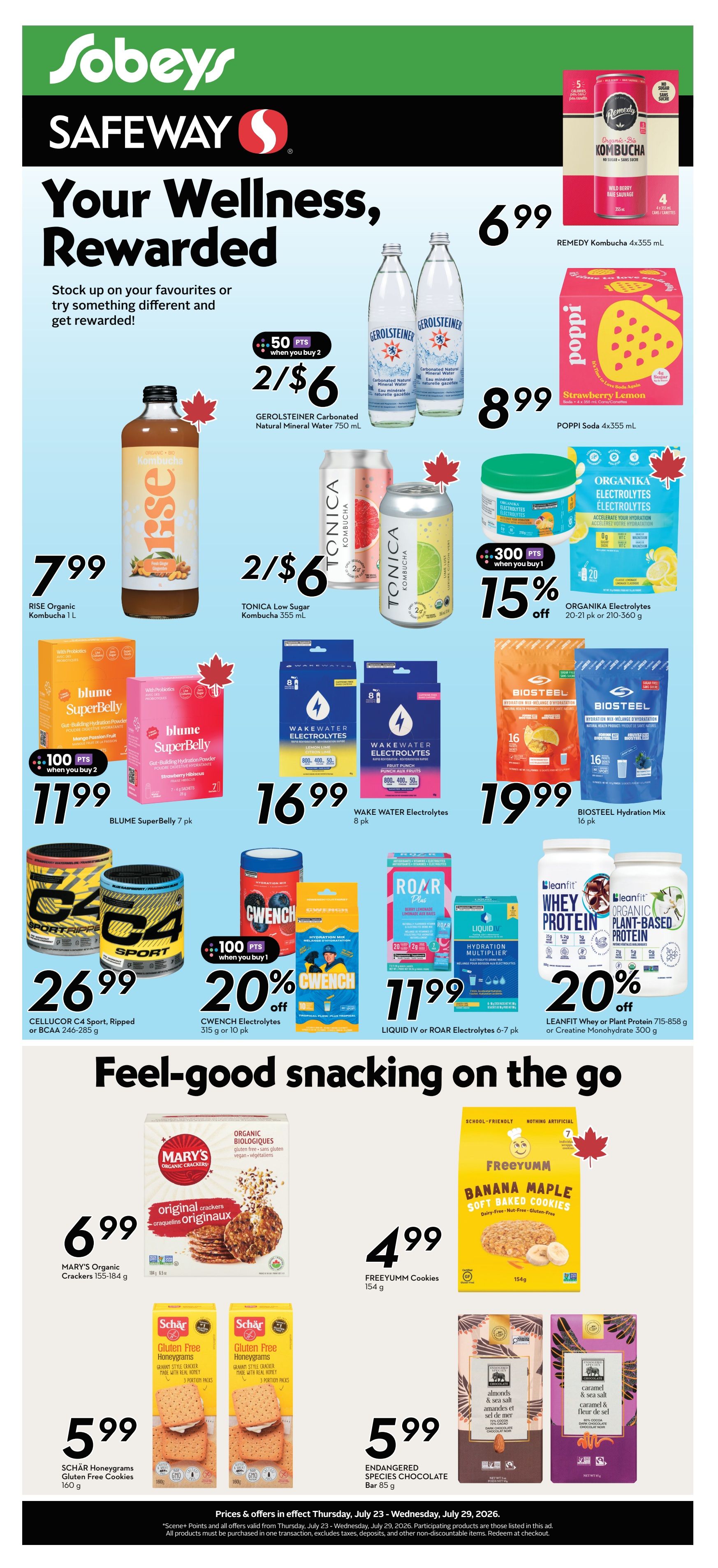 Sobeys/Safeway (SK & MB) Flyer July 23 to 29