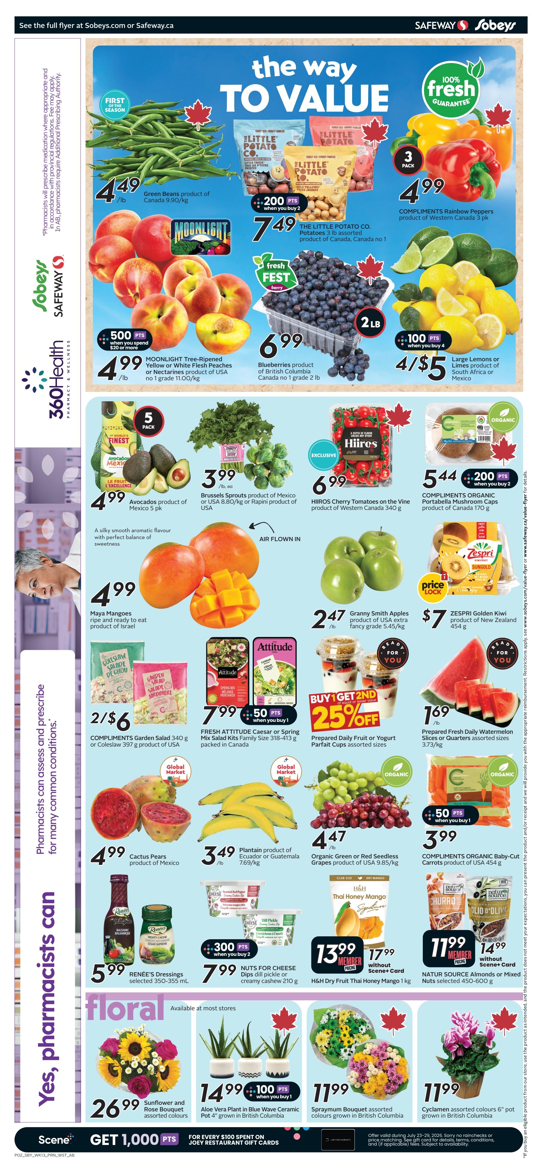 Sobeys/Safeway (AB) Flyer July 23 to 29