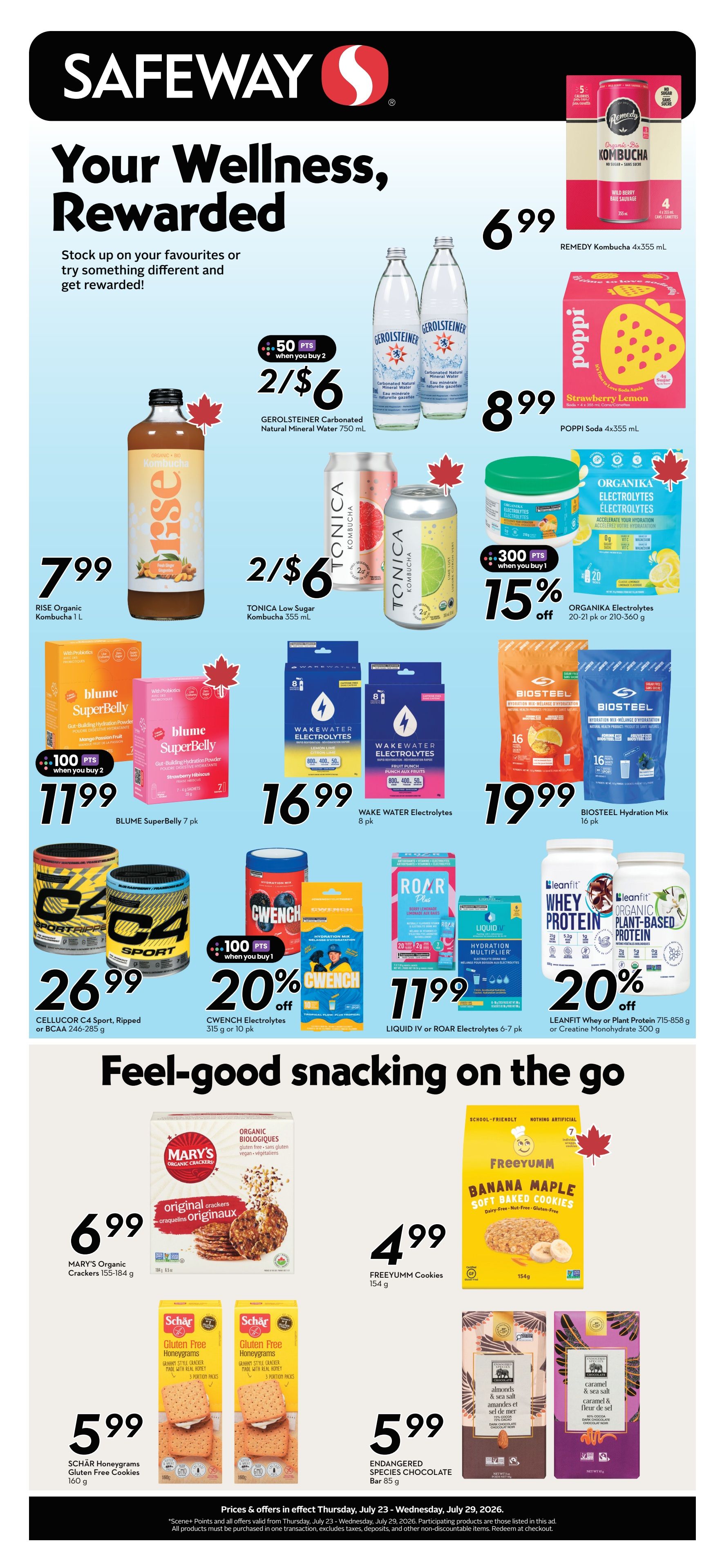 Safeway (BC) Flyer July 23 to 29