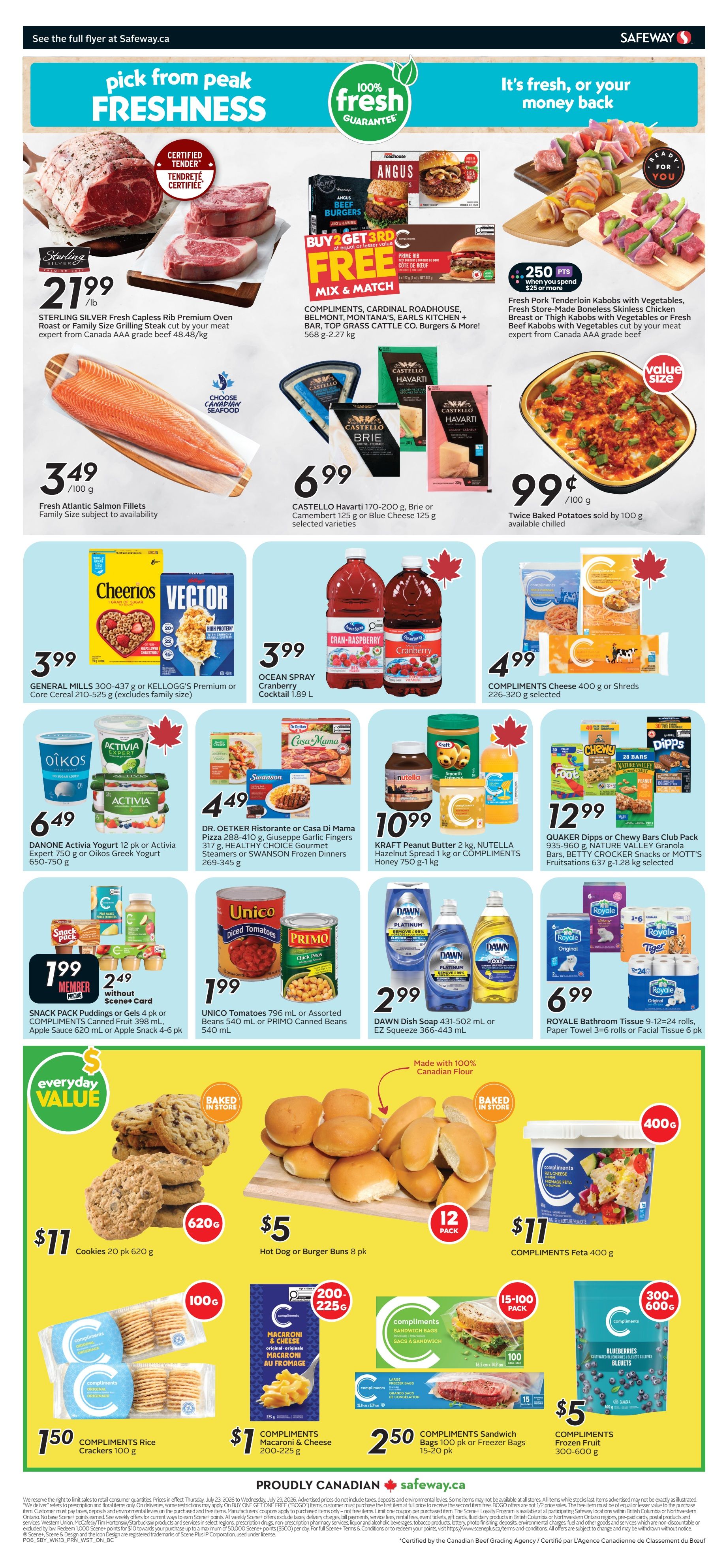 Safeway (BC) Flyer July 23 to 29