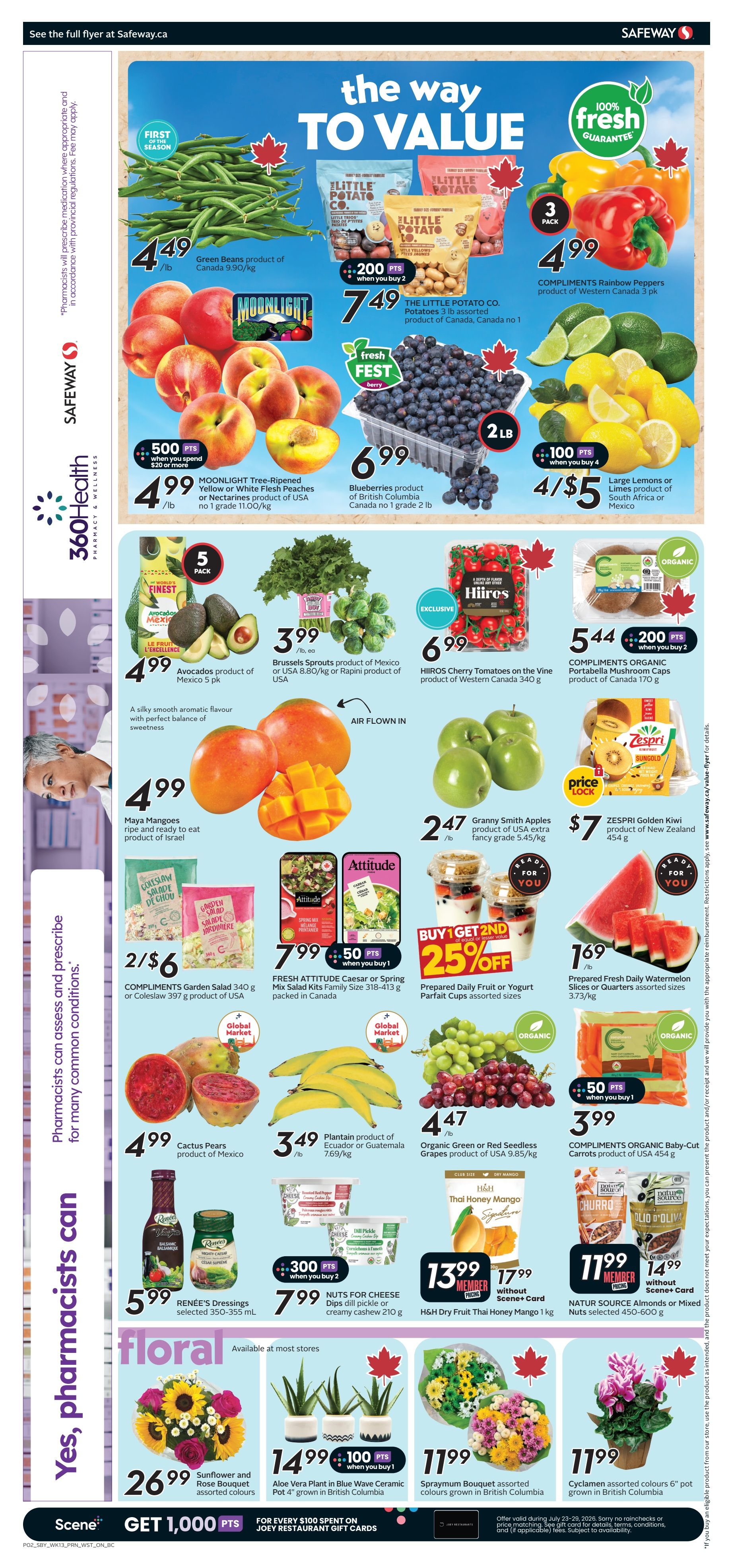 Safeway (BC) Flyer July 23 to 29