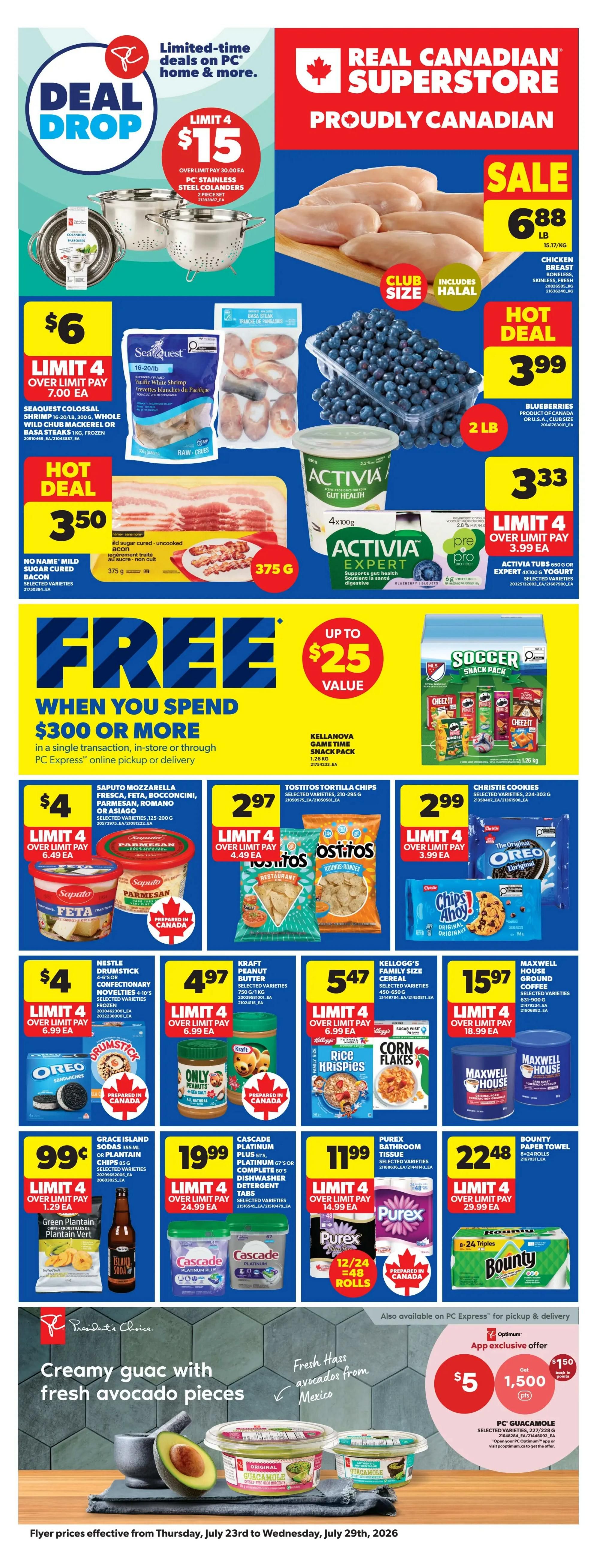 Real Canadian Superstore (West) Flyer July 23 to 29