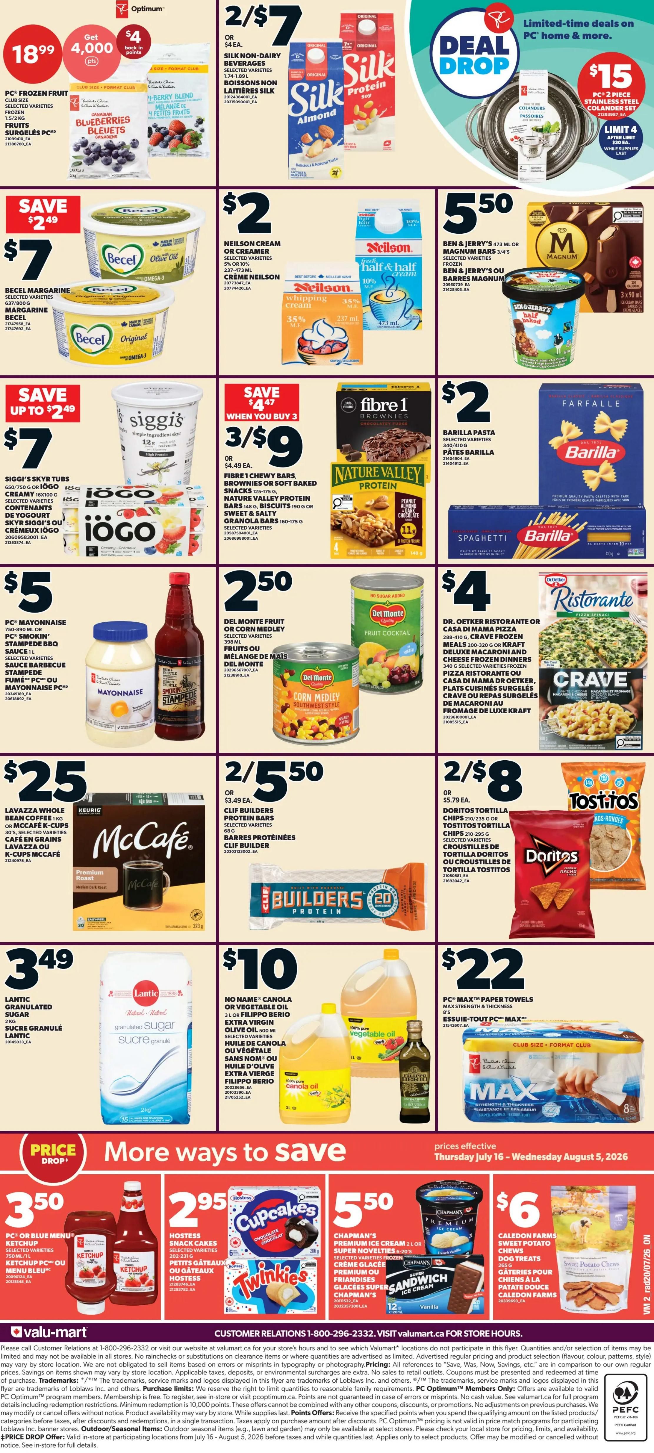 Valu-mart Flyer July 23 to 29