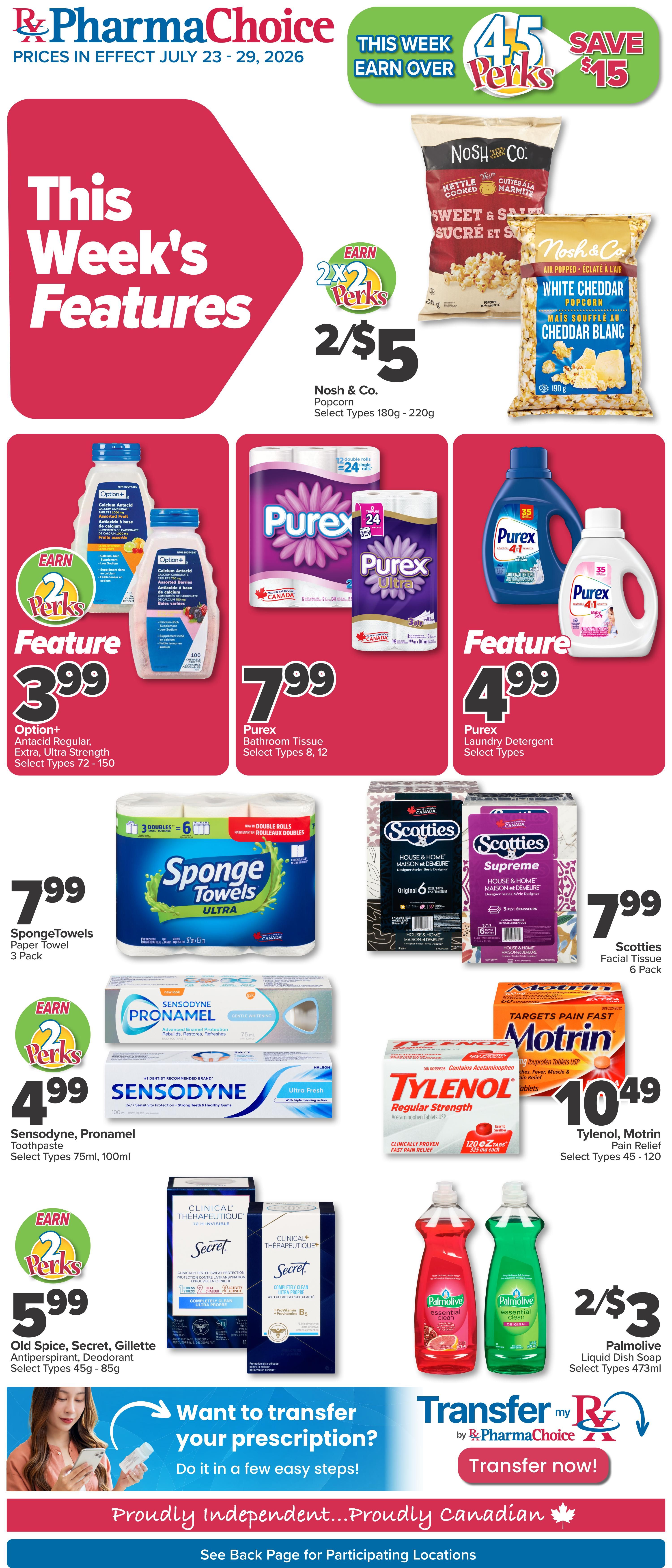 PharmaChoice (BC, AB, SK & MB) Flyer July 23 to 29