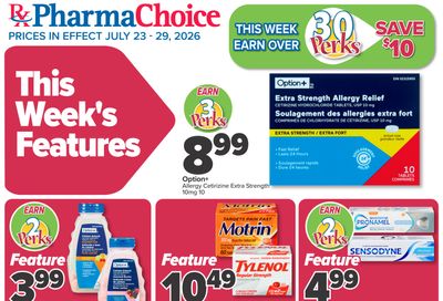 PharmaChoice Health Centre Flyer July 23 to 29