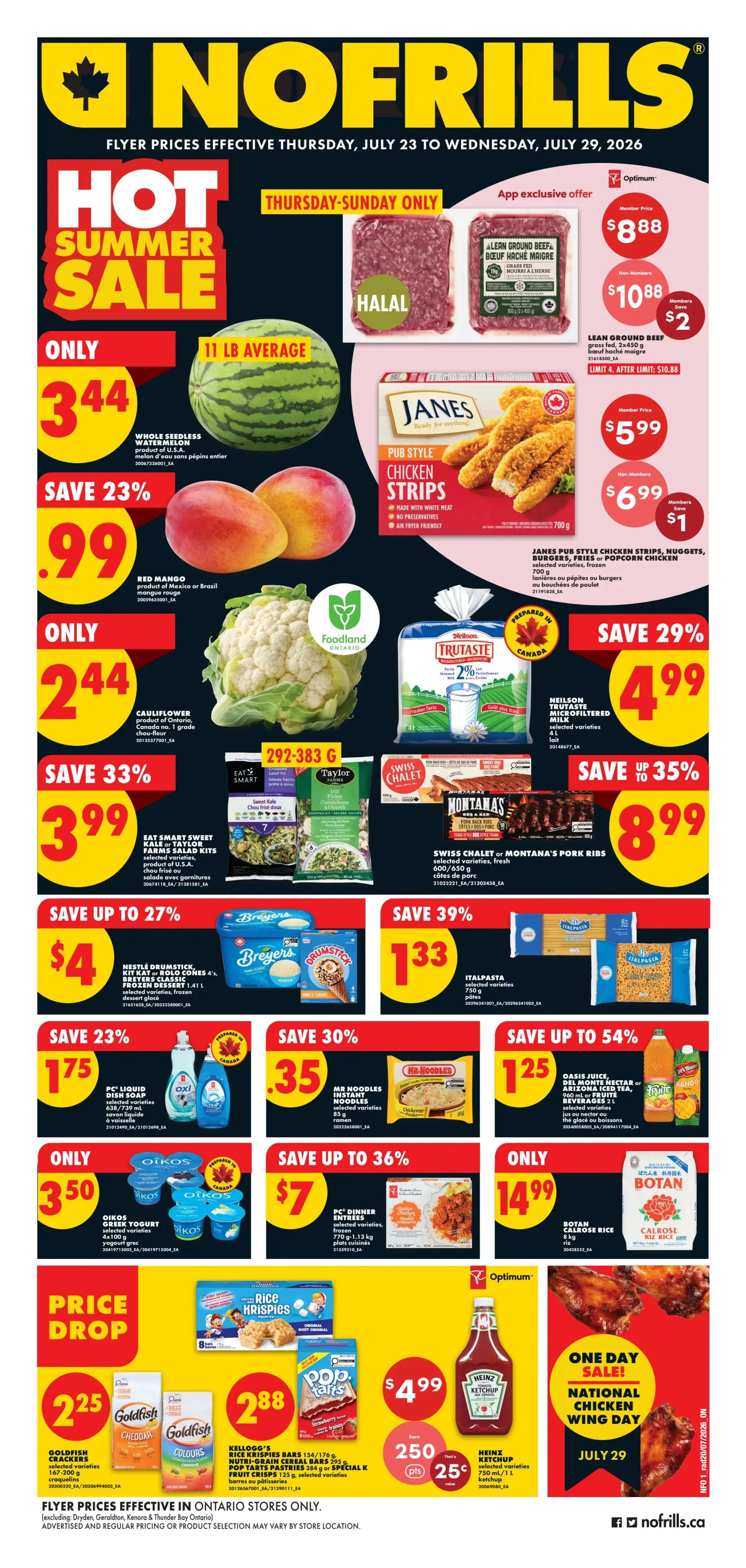 No Frills (ON) Flyer July 23 to 29