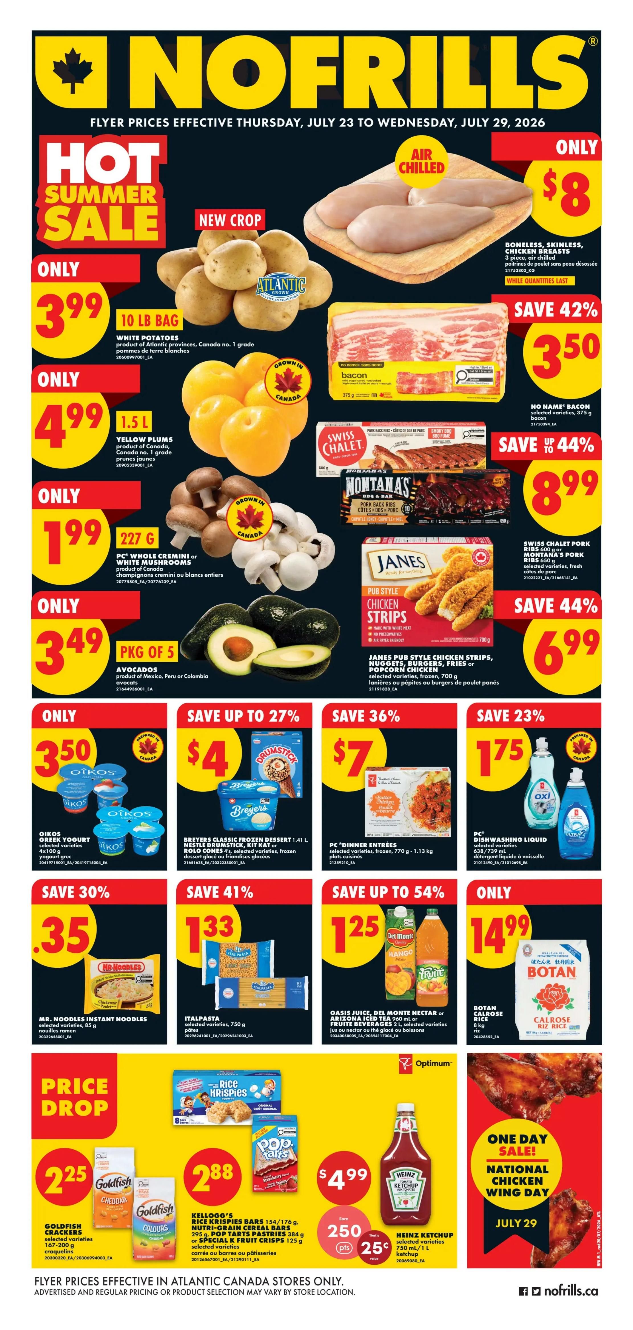 No Frills (Atlantic) Flyer July 23 to 29