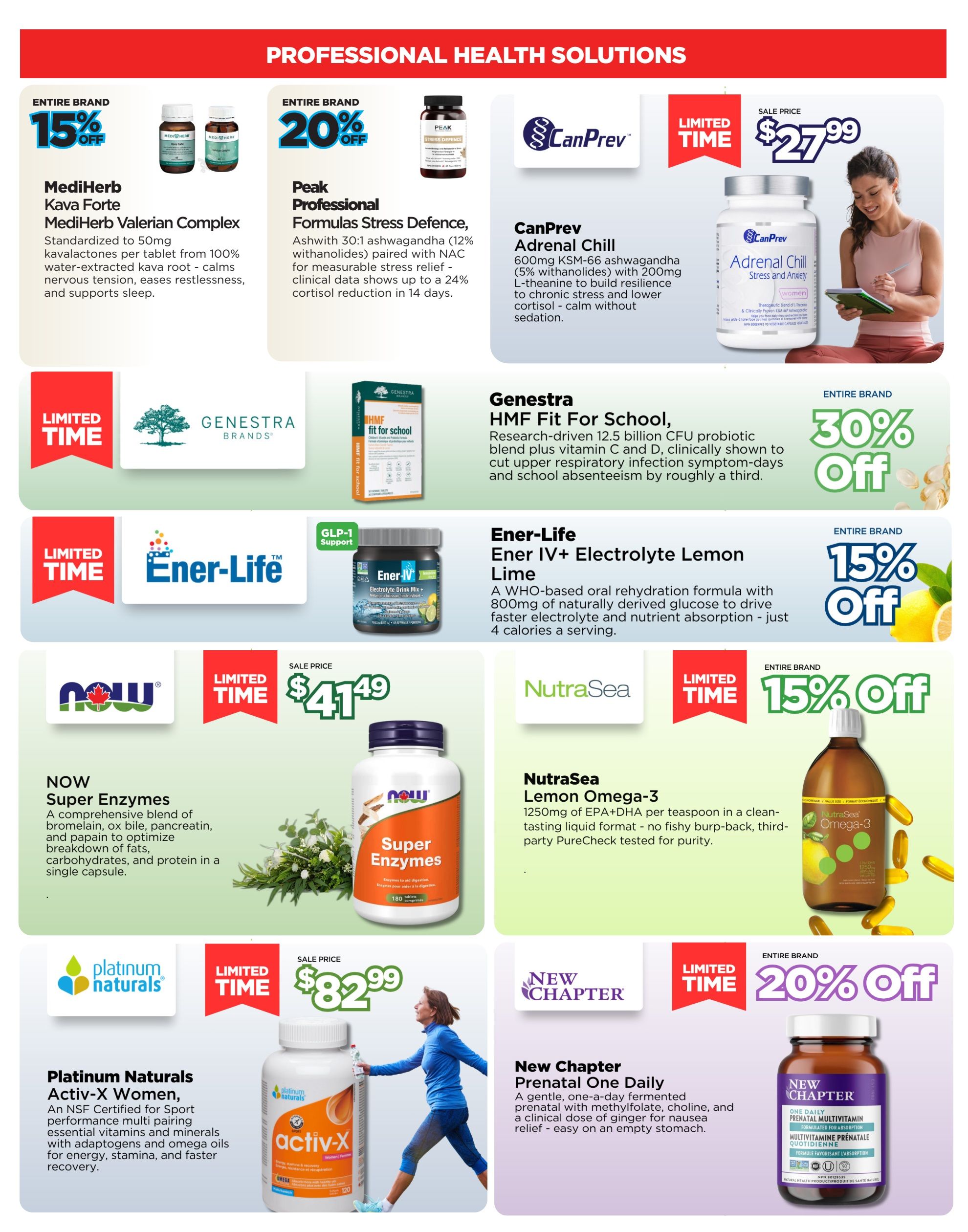 Nature's Signature Flyer July 23 to August 19